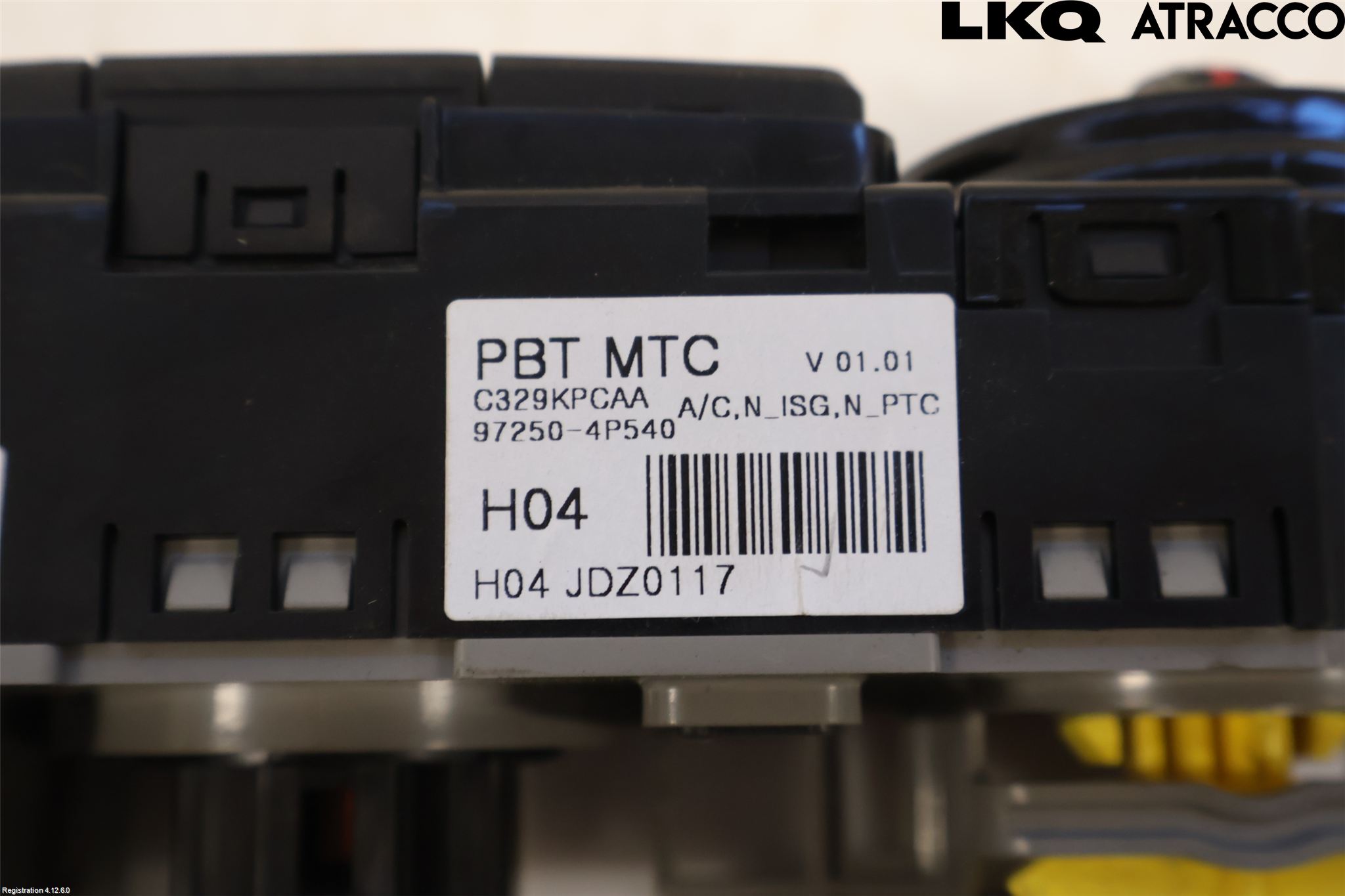 Hyundai i20 PB 09-14 Varme Ac Betjening-Display