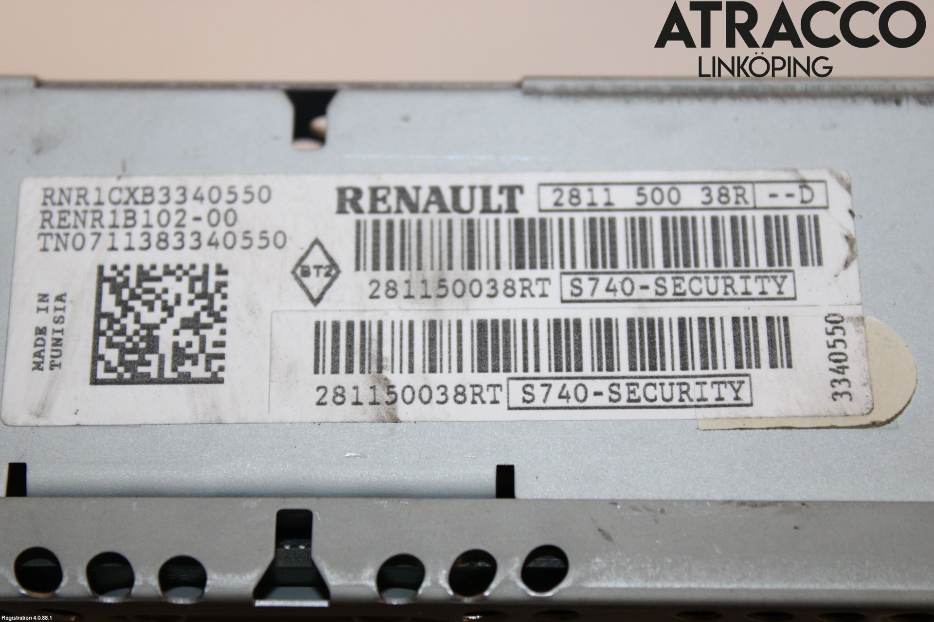 Renault CLIO III  09-12 Stereo Radio Med Cd