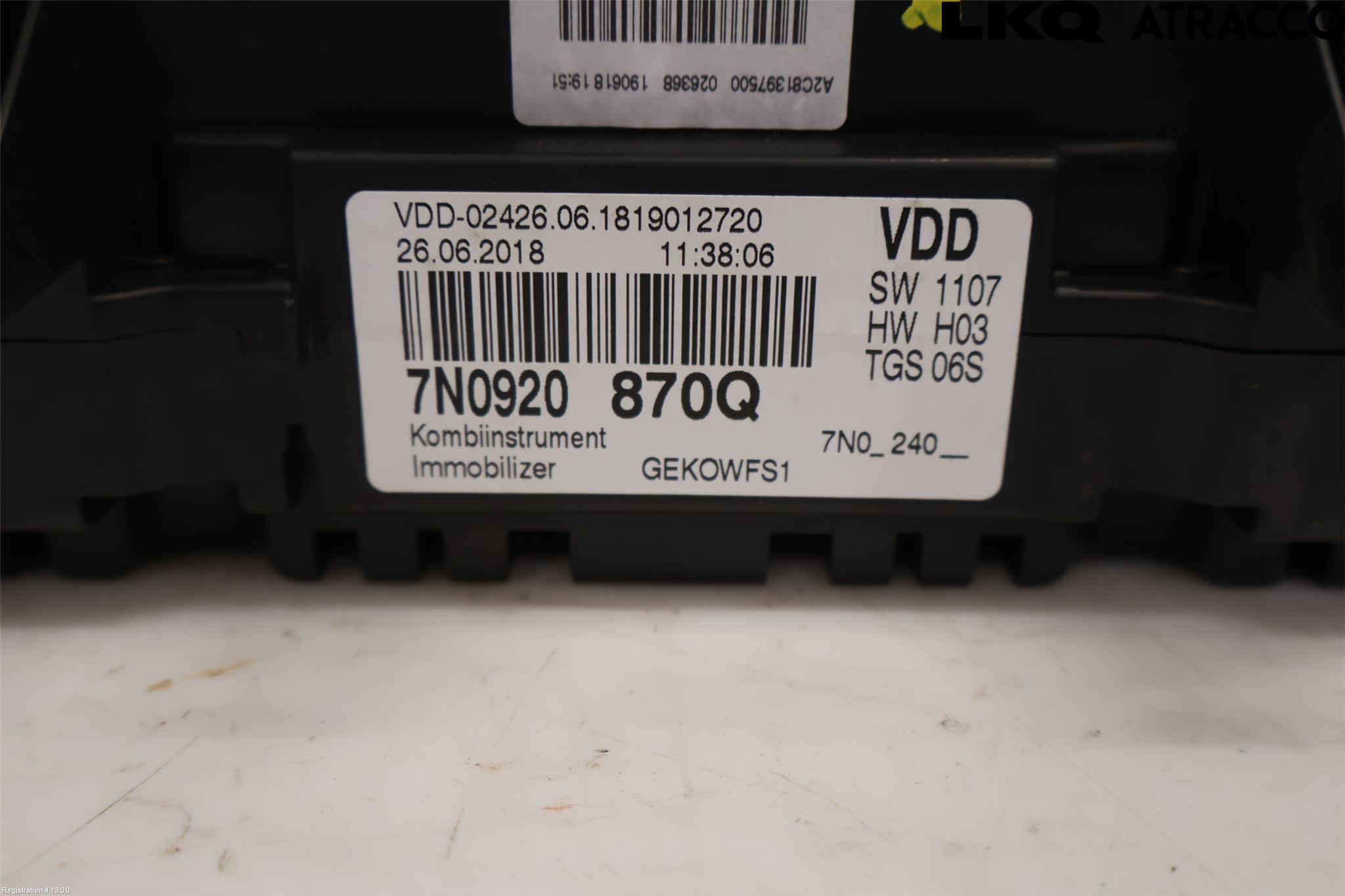 Volkswagen VW SHARAN 11- Instr Kombinert