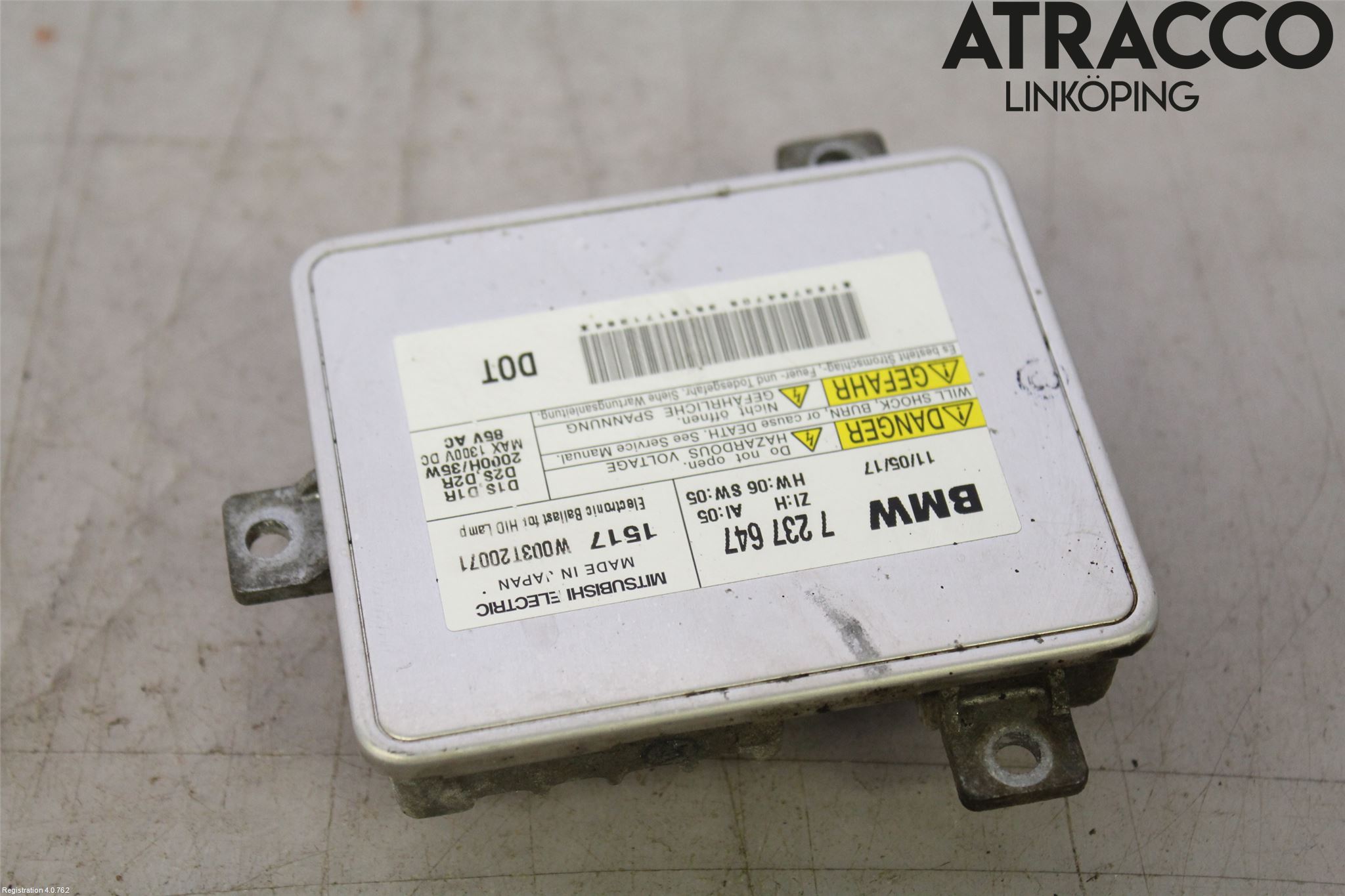 BMW 5 F10/F11/F18 09-17 Styreenhet Xenon