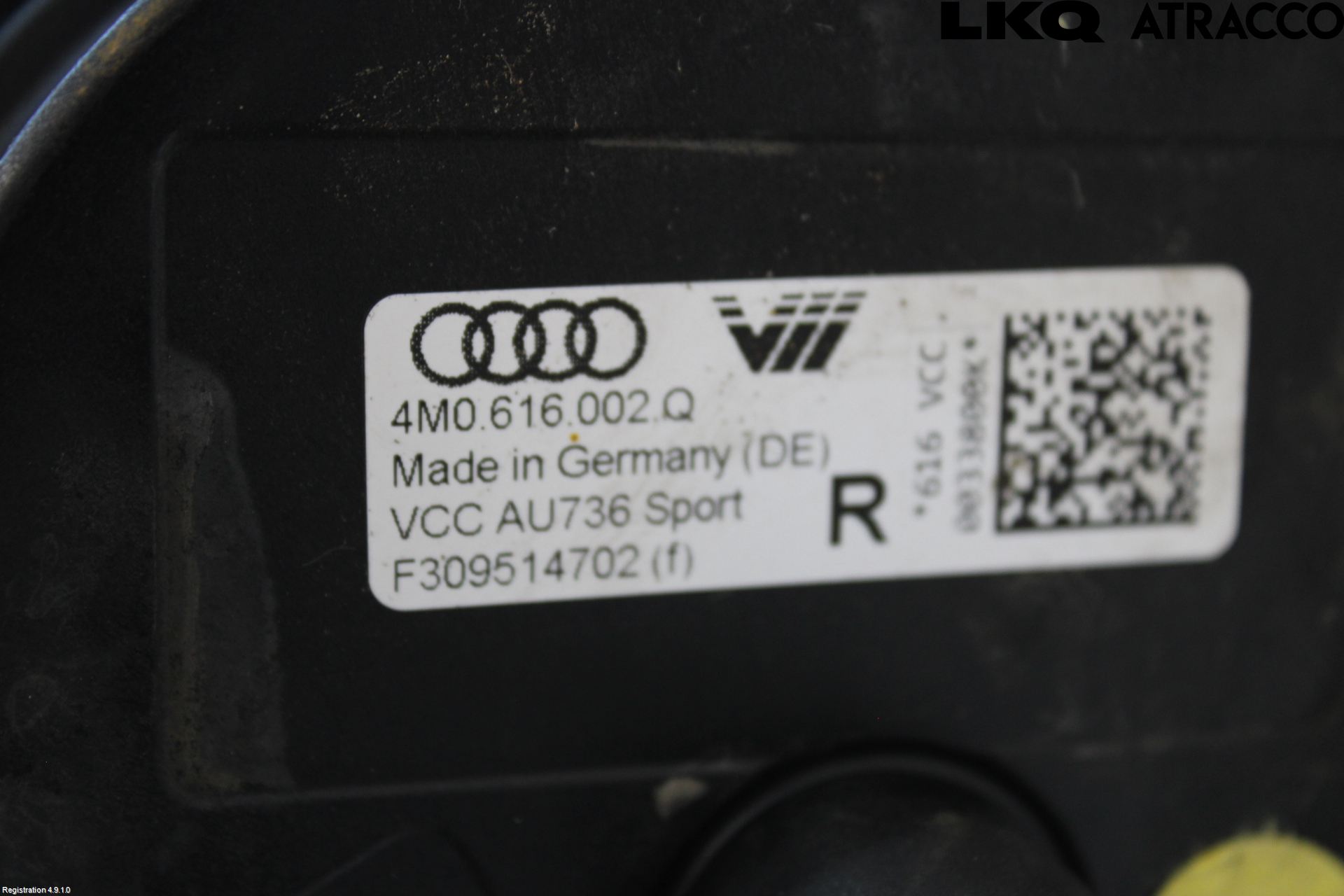 Audi Q7/SQ7 Nivåreg Belg - Luftpute