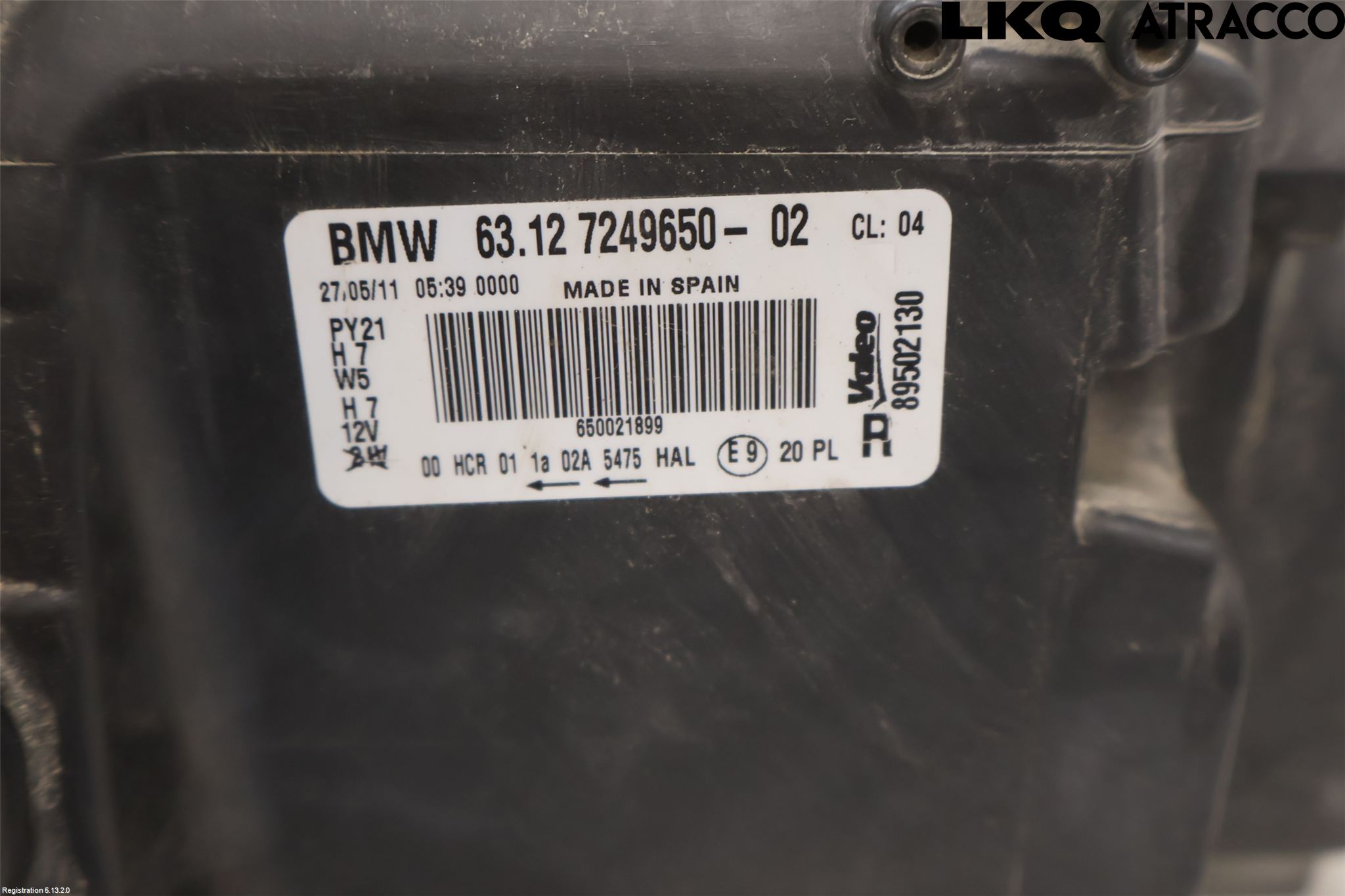 BMW 1 E87/81 5D/3D 03-11 Frontlykt Høyre