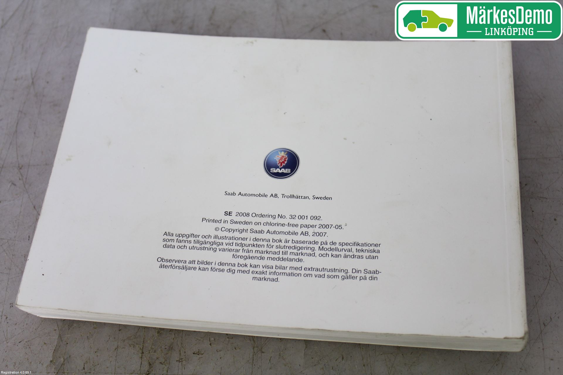 Saab 9-3 VER2/VER3 08-15 Instruksjonsbok