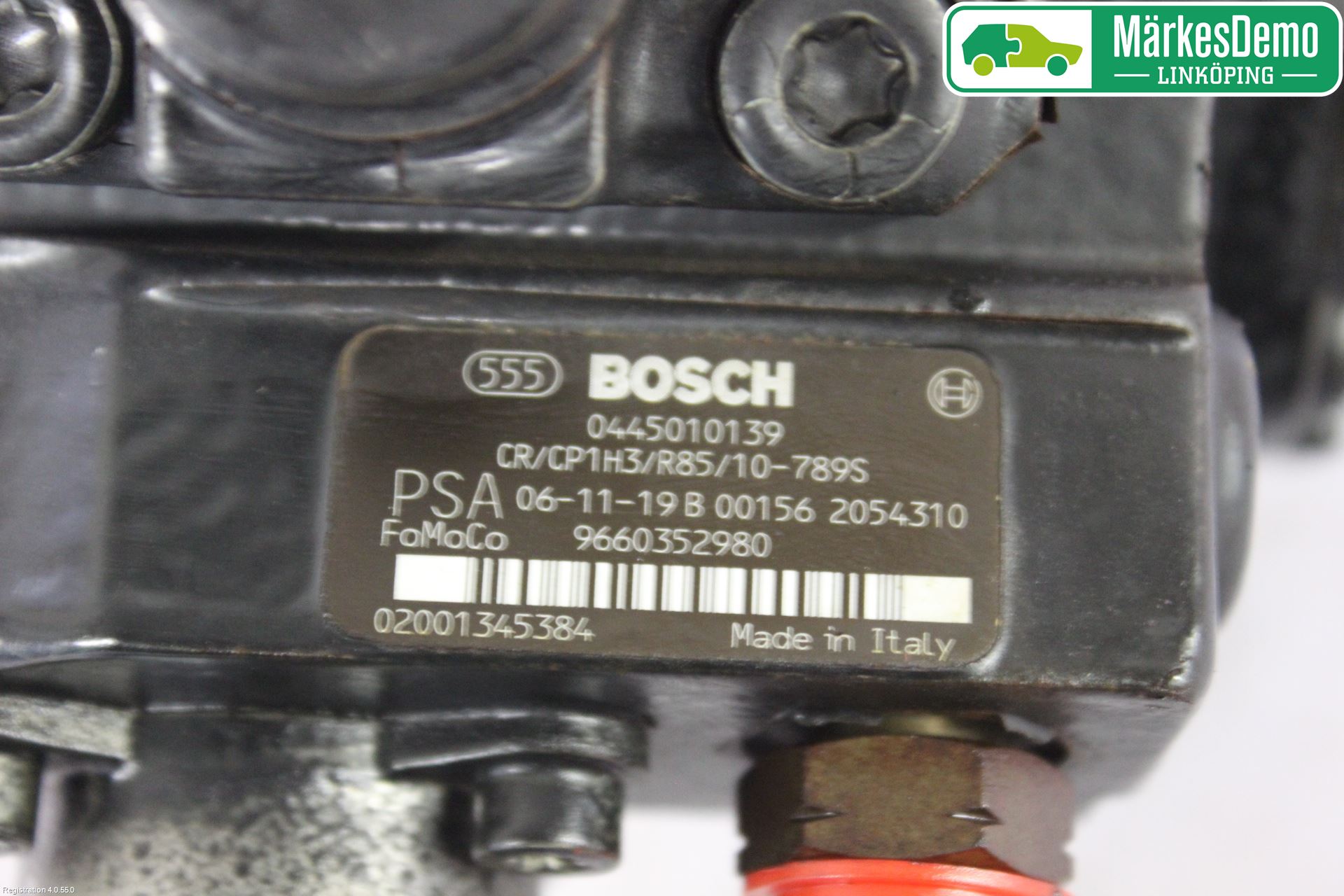Peugeot 407 Drivstoff Dieselpumpe Hoved