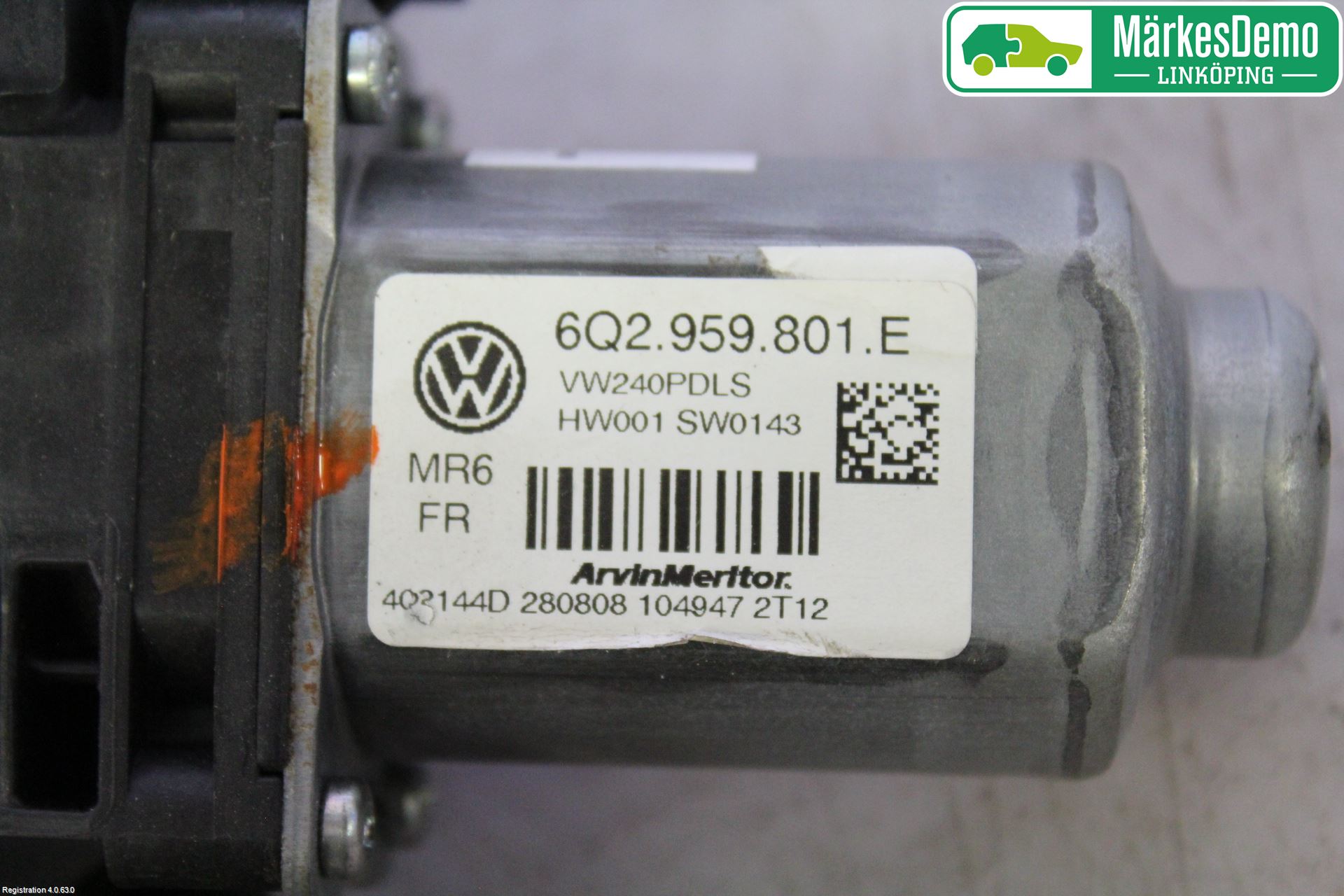 Volkswagen VW POLO 05-09 Vindusheismotor