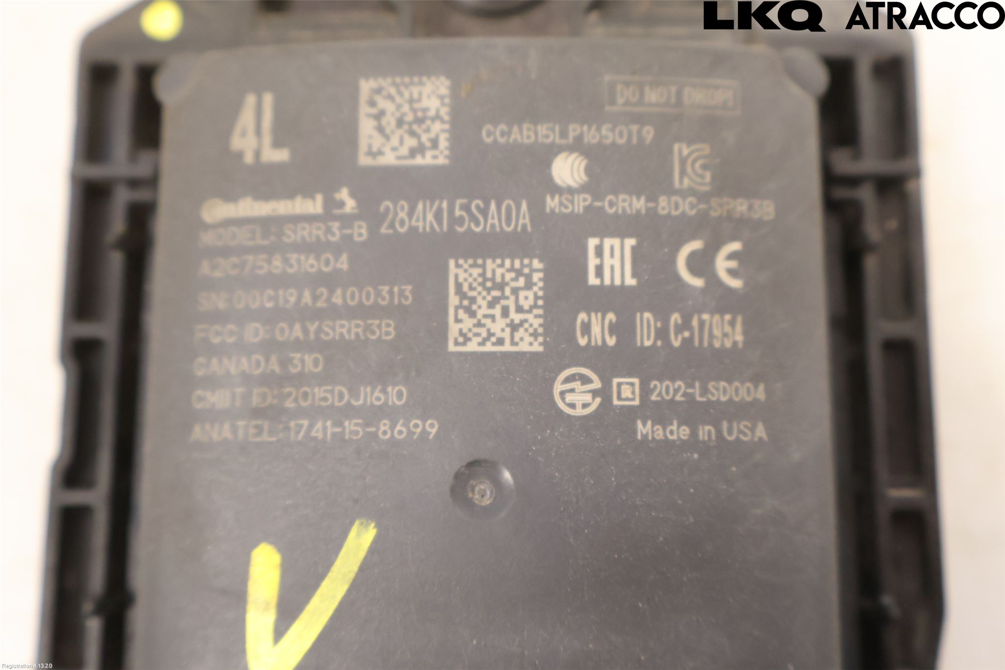 Nissan LEAF 18- Sensor Kollisjonsbeskyttelse