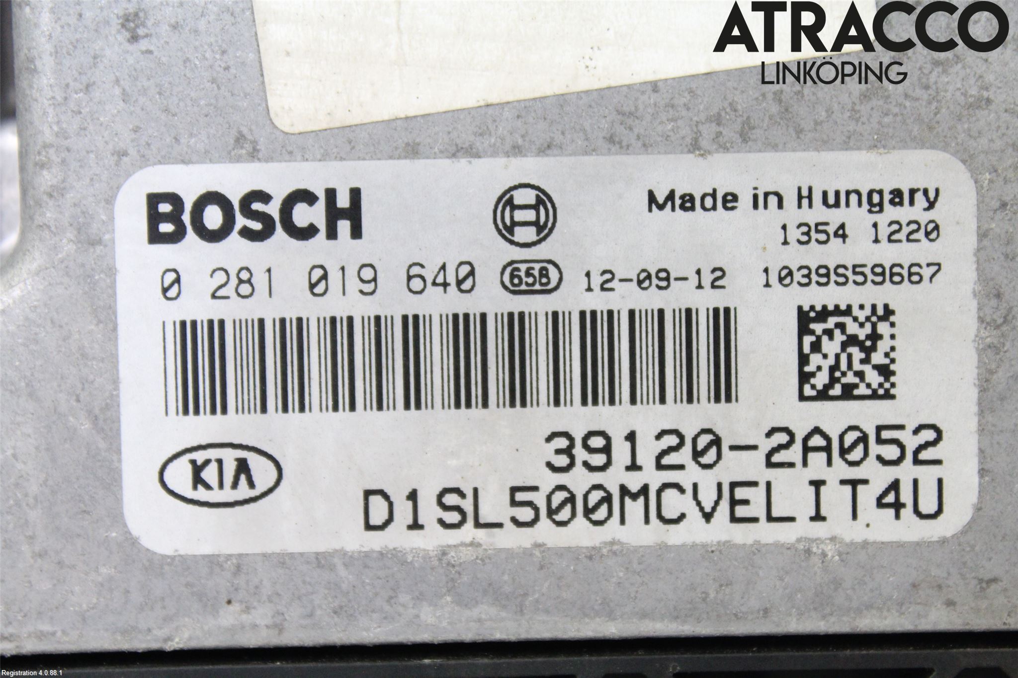 Kia SPORTAGE (SL) 11-15 Styreenhet Dieselpumpe
