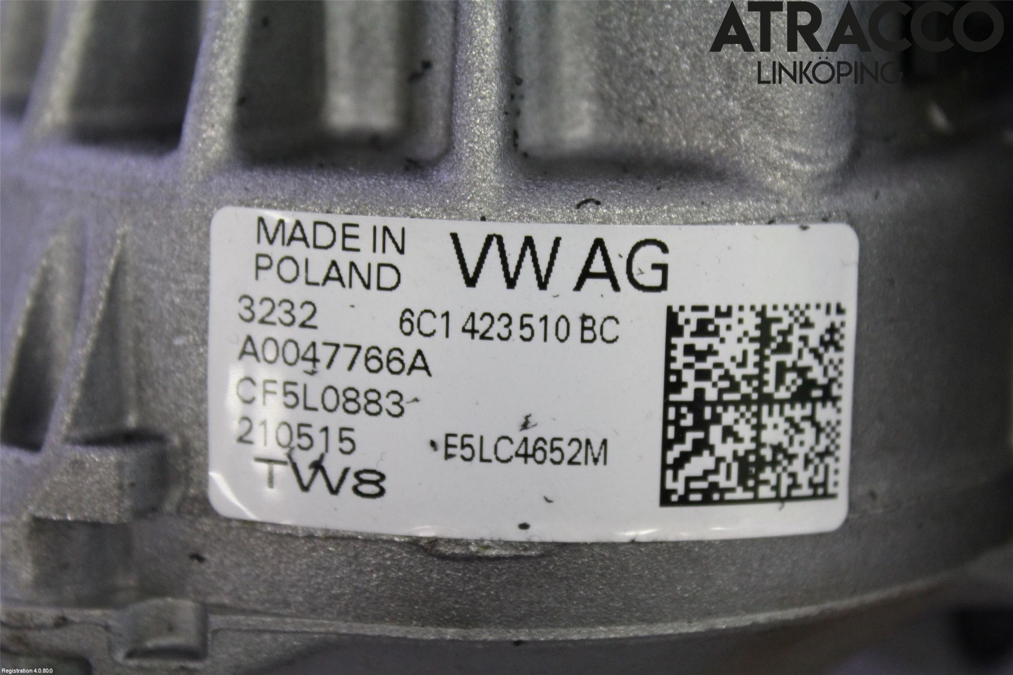 Skoda FABIA 15-21 Rattakselaggregat Innebygd Servo