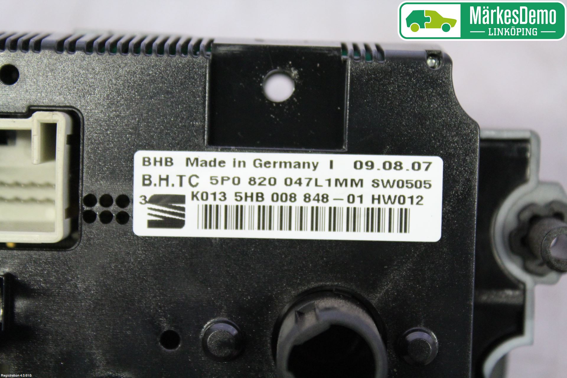 Seat LEON 06-12 Varme Ac Betjening-Display