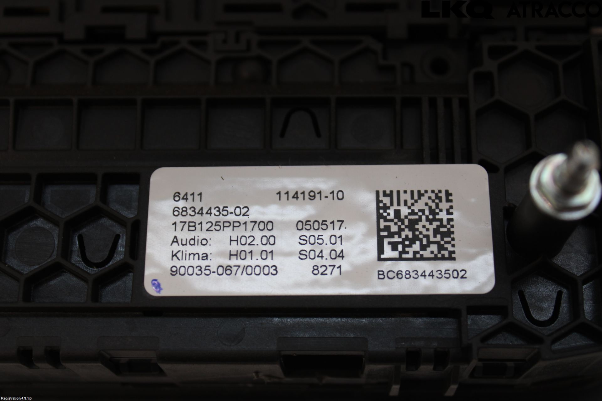 BMW 5 G30/G31/F90 17-23 Varme Ac Betjening-Display