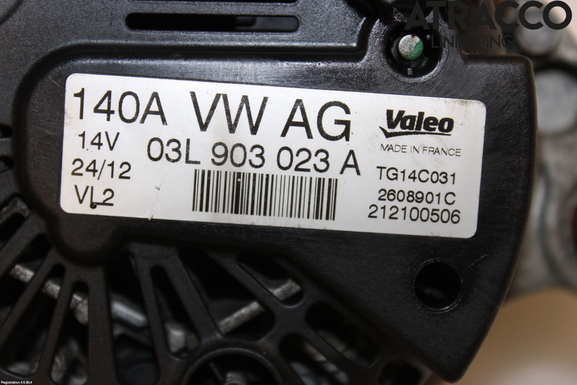 Volkswagen VW GOLF VI 09-13 Dynamo