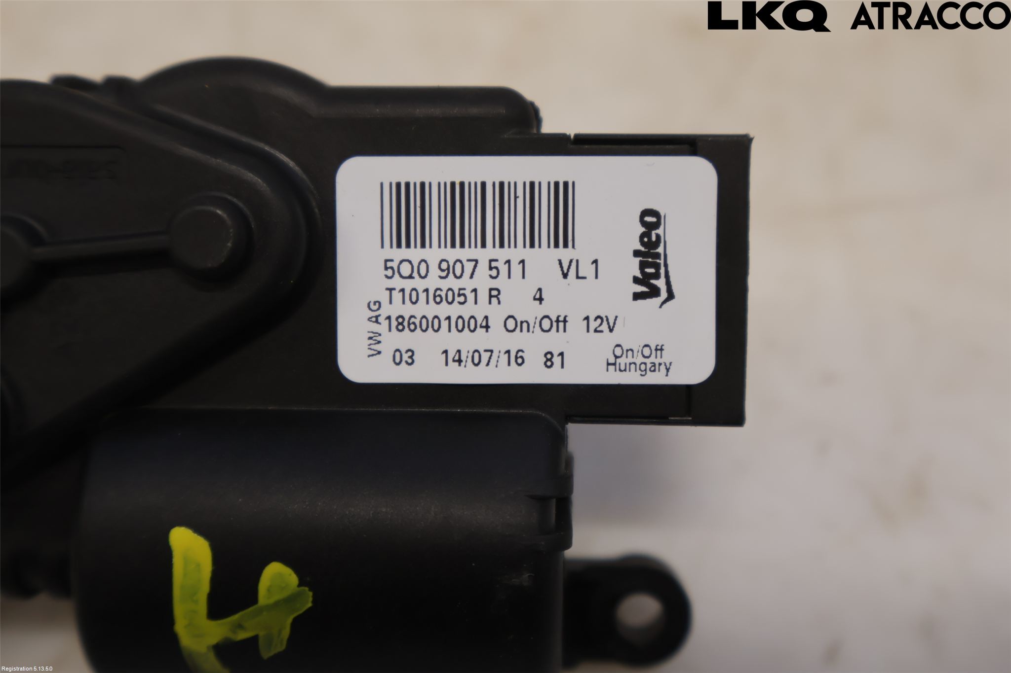 Volkswagen VW GOLF / E-GOLF VII 13-20 Varme Regulering Motor