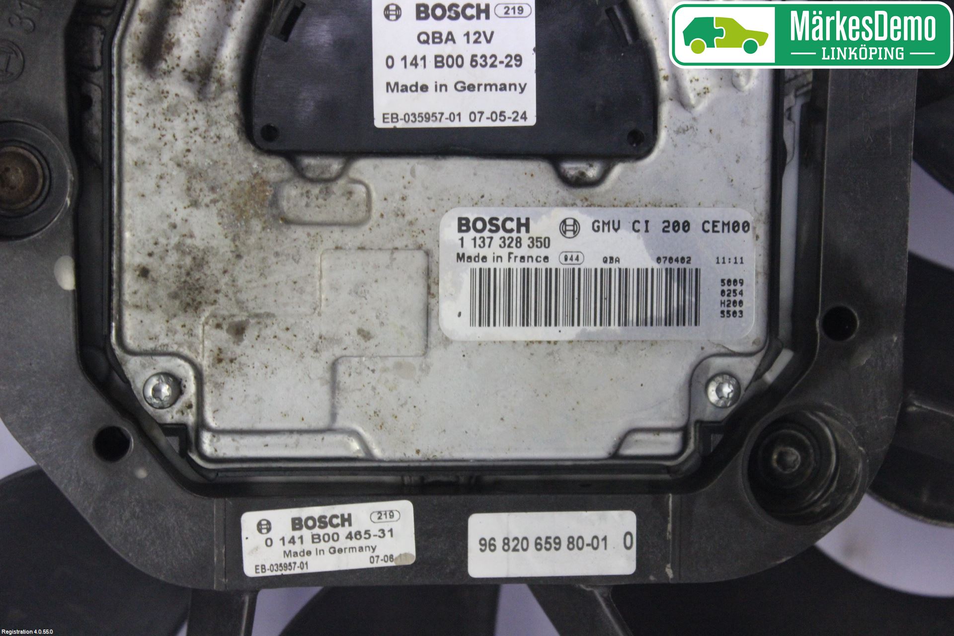 Citroen C4 PICASSO 06-13 Kjølevifte Elektrisk