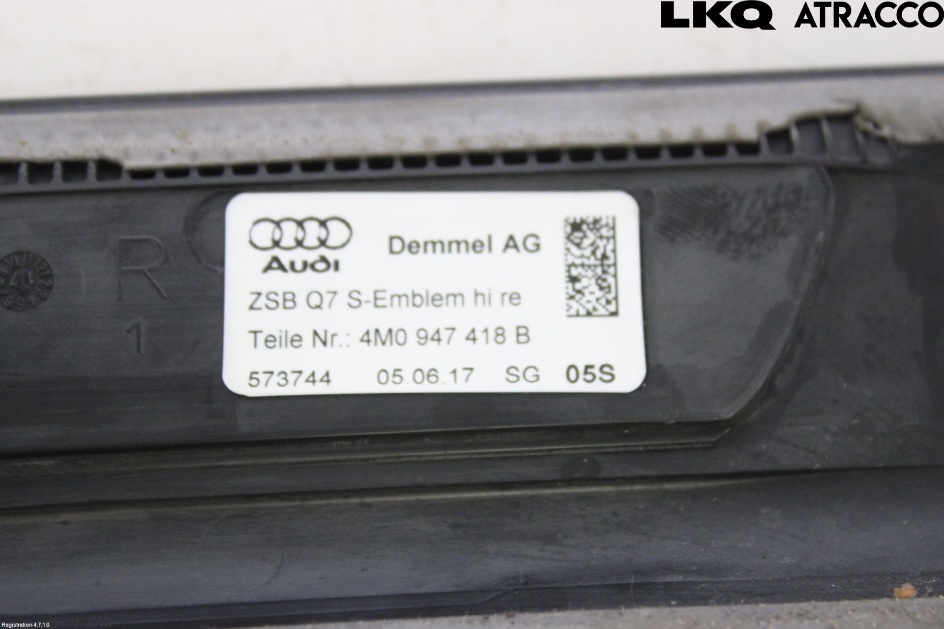 Audi Q7/SQ7 Innr Terskel Innstigning