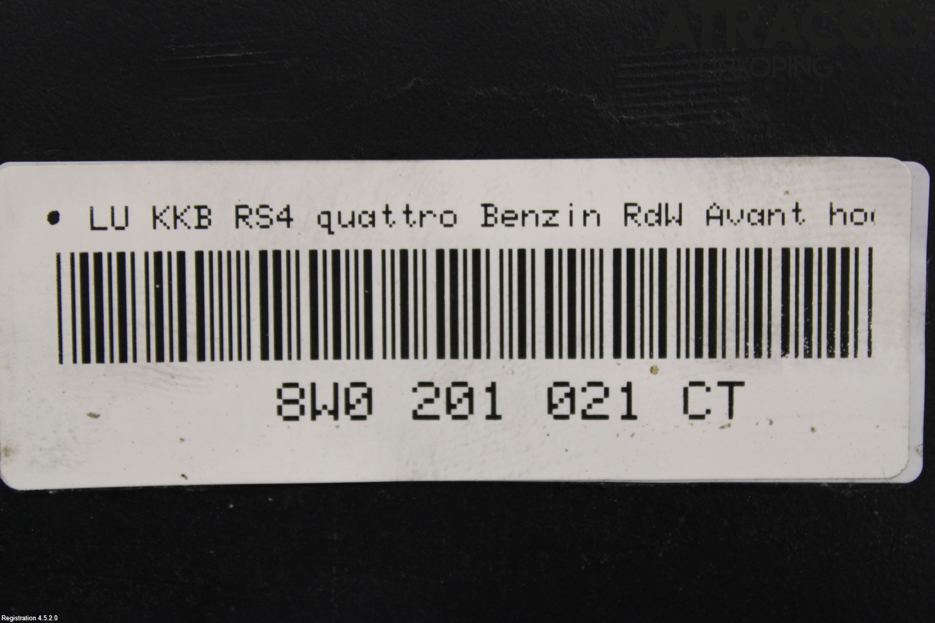 Audi A4/S4 B9 16-19 Drivstofftank