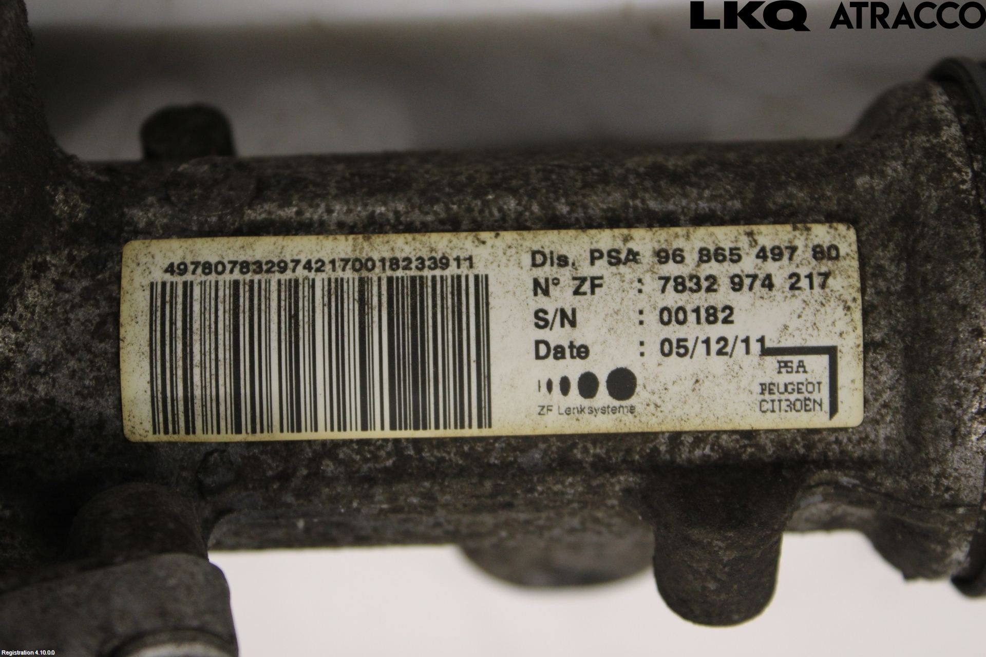 Peugeot 508 11-18 Servo Snekke - Tannstang