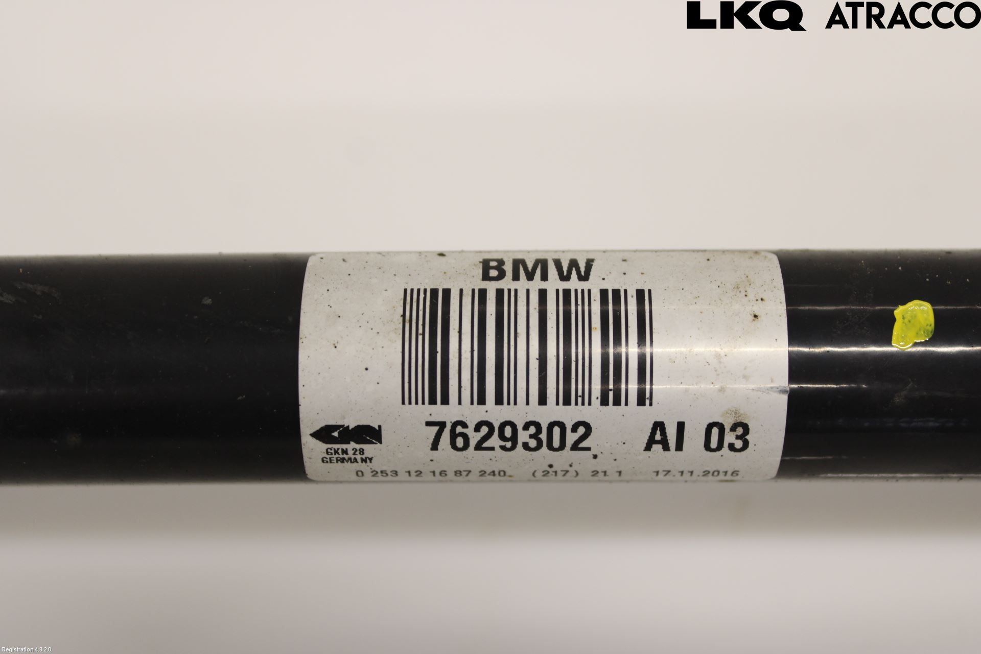 BMW 1 F20/F21 11-19 Drivaksel Bak Kompl Høyre