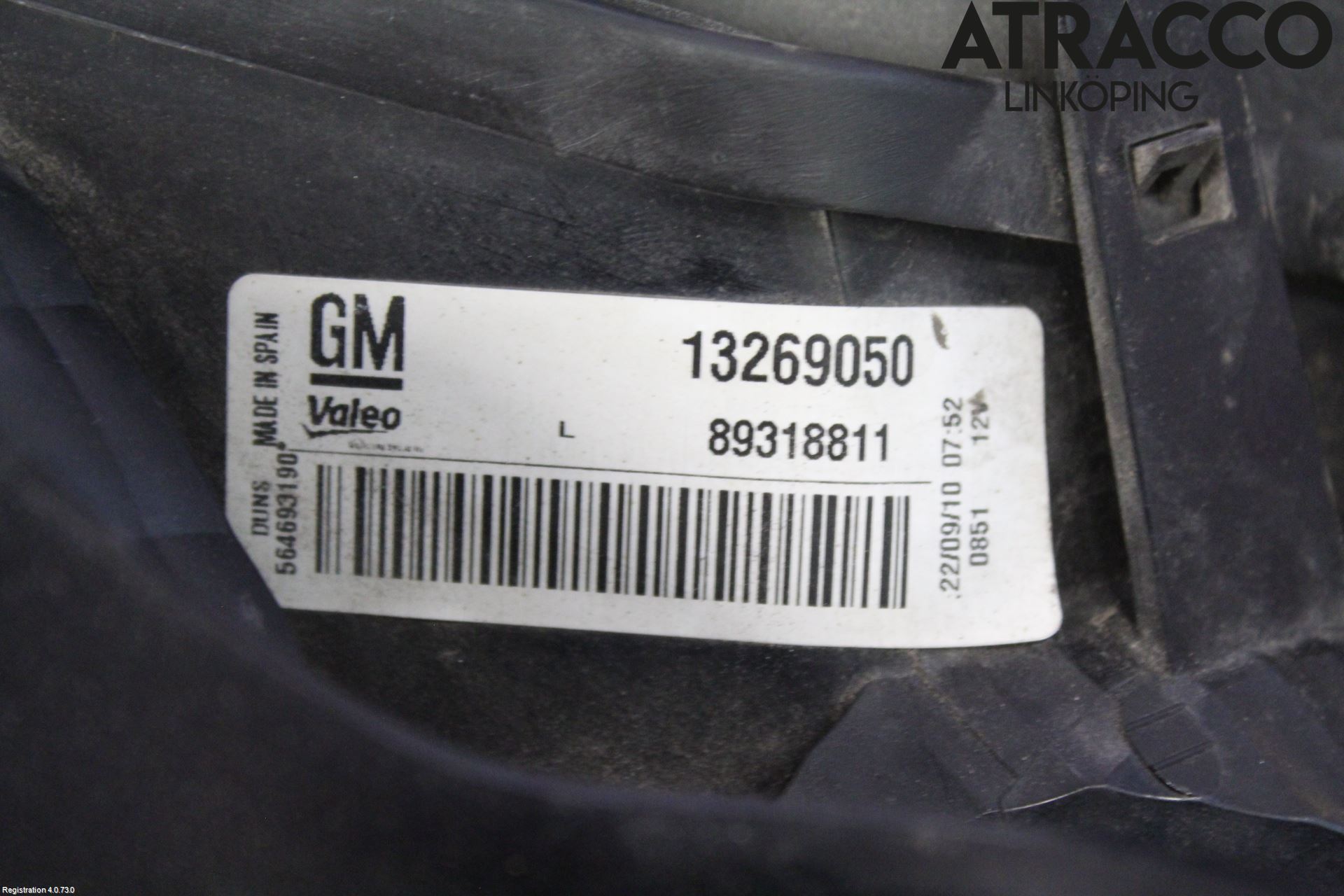 Opel CORSA D 07-14 Baklykt Venstre
