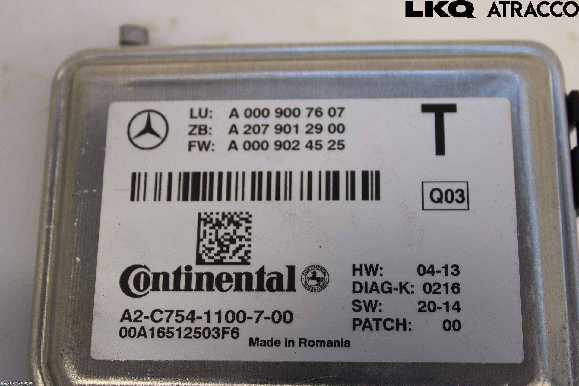 Mercedes-Benz MB CLA-KLASS (C117/X117) 13-19 Sensor Kollisjonsbeskyttelse