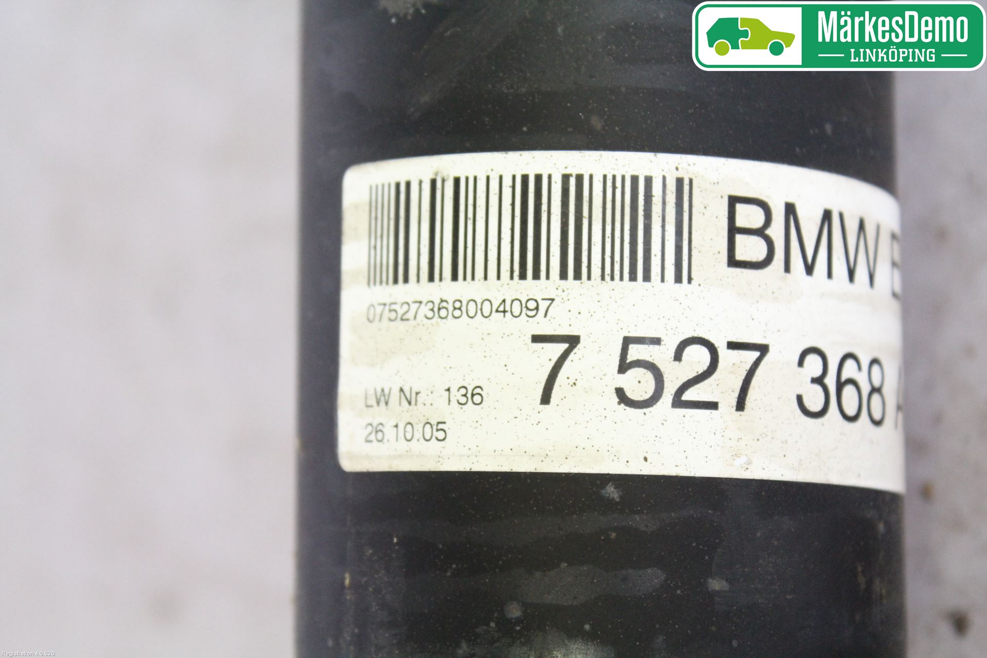 BMW 3 E90/91 SED/TOU 05-12 Mellomaksel Kompl