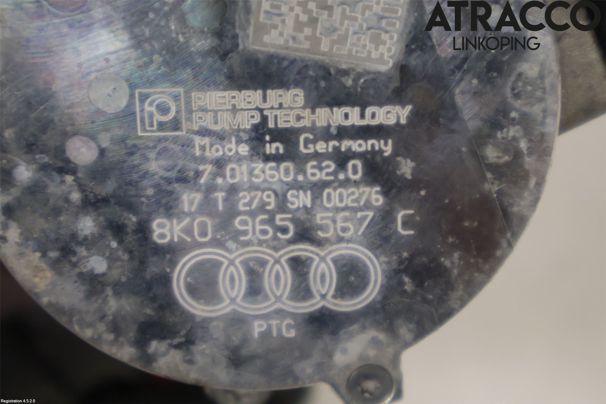 Audi A4/S4 B9 16-19 Vannpumpe
