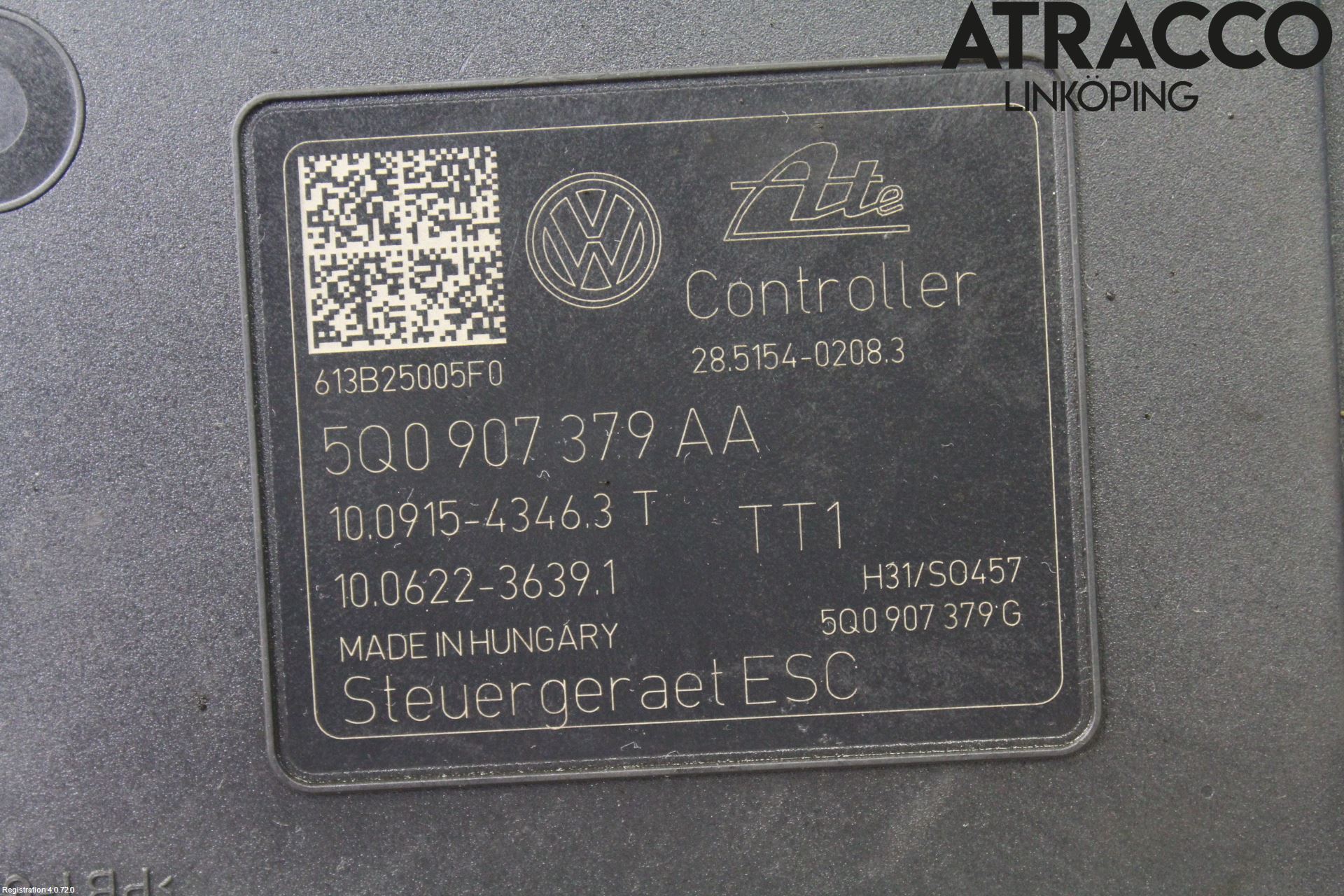 Volkswagen VW GOLF / E-GOLF VII 13-20 Abs Hydraulikkaggregat