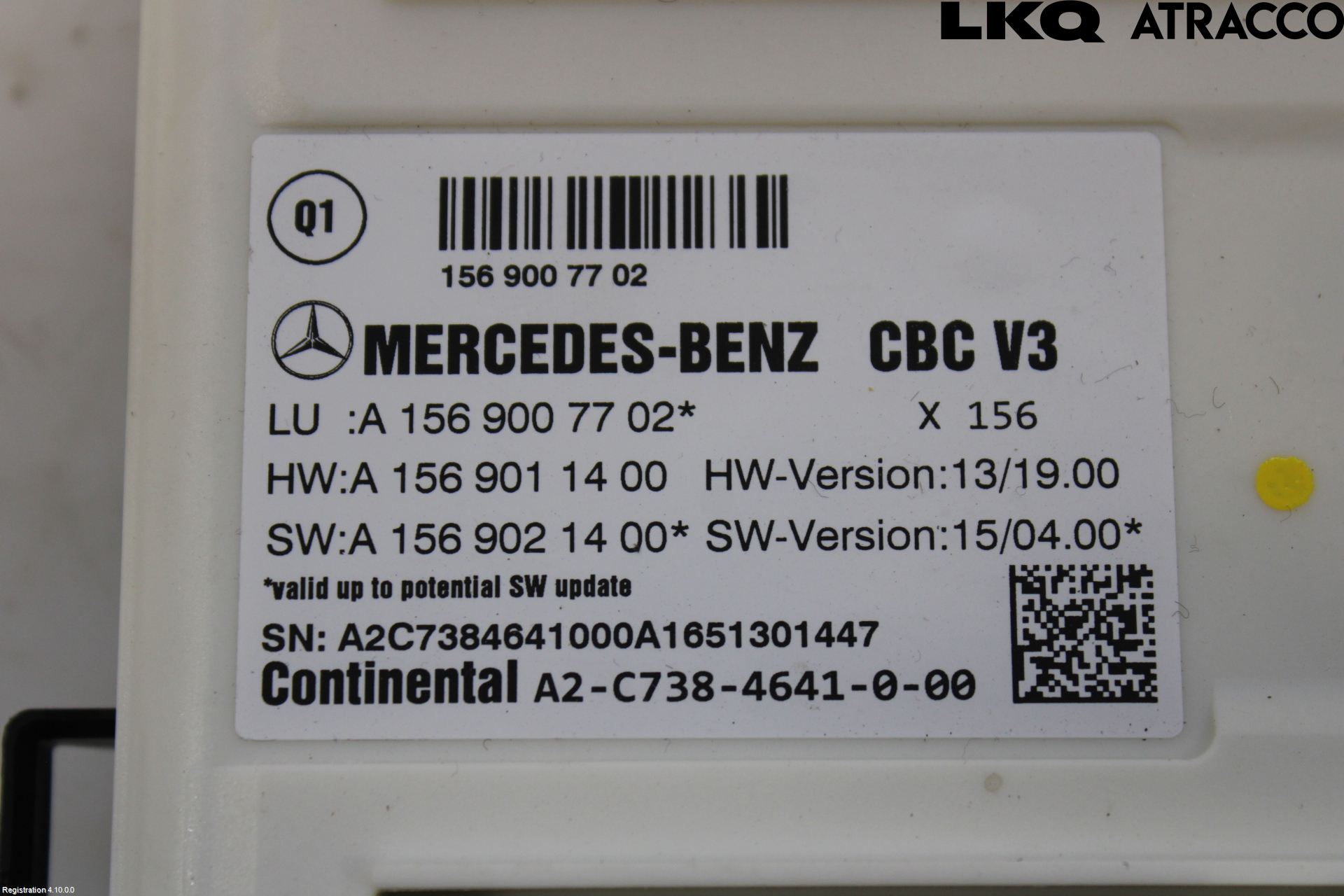 Mercedes-Benz MB CLA-KLASS (C117/X117) 13-19 Styreenhet Øvrig