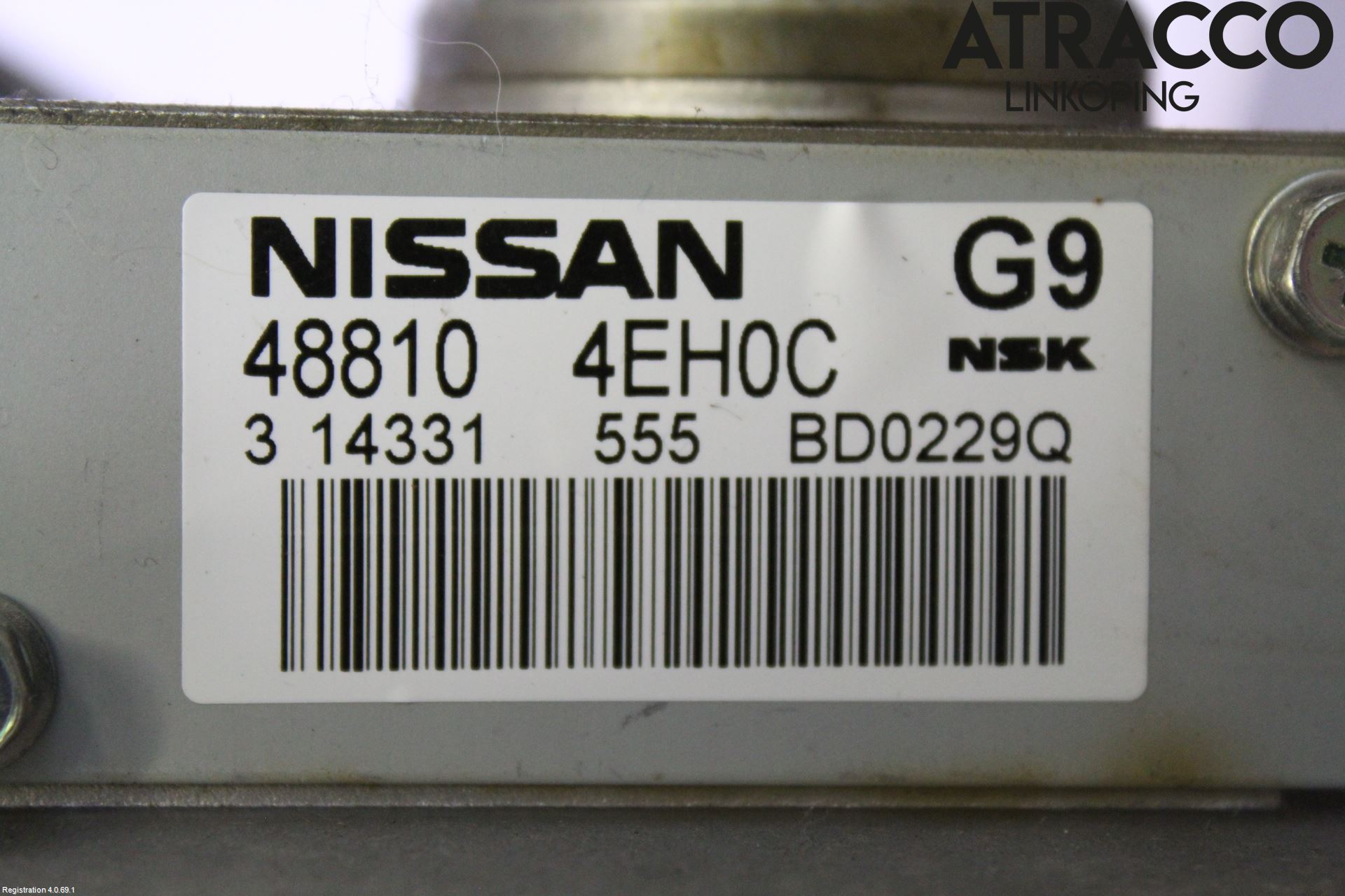 Nissan QASHQAI 14-17 Rattakselaggregat Innebygd Servo