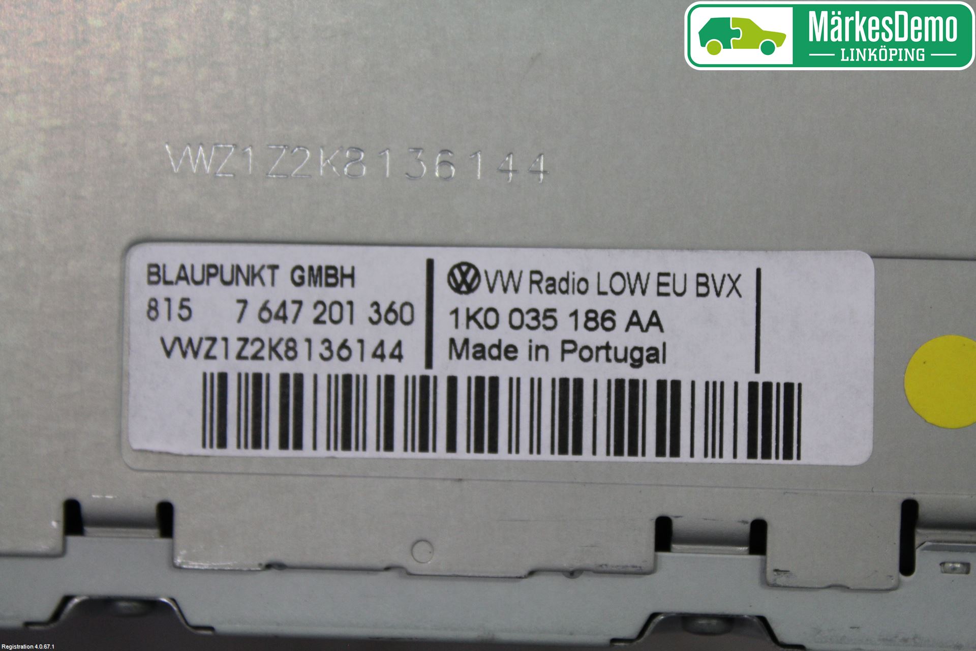 Volkswagen VW PASSAT 05-11 Stereo Radio Med Cd
