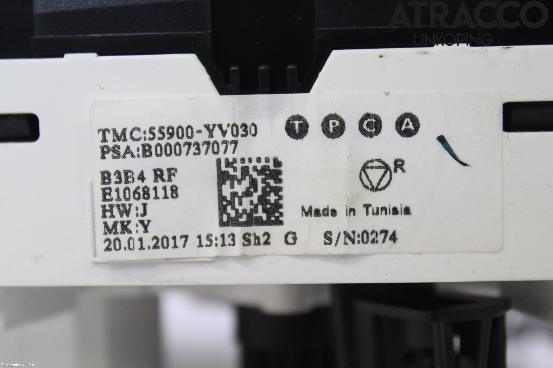 Peugeot 108 15-22 Varme Ac Betjening-Display