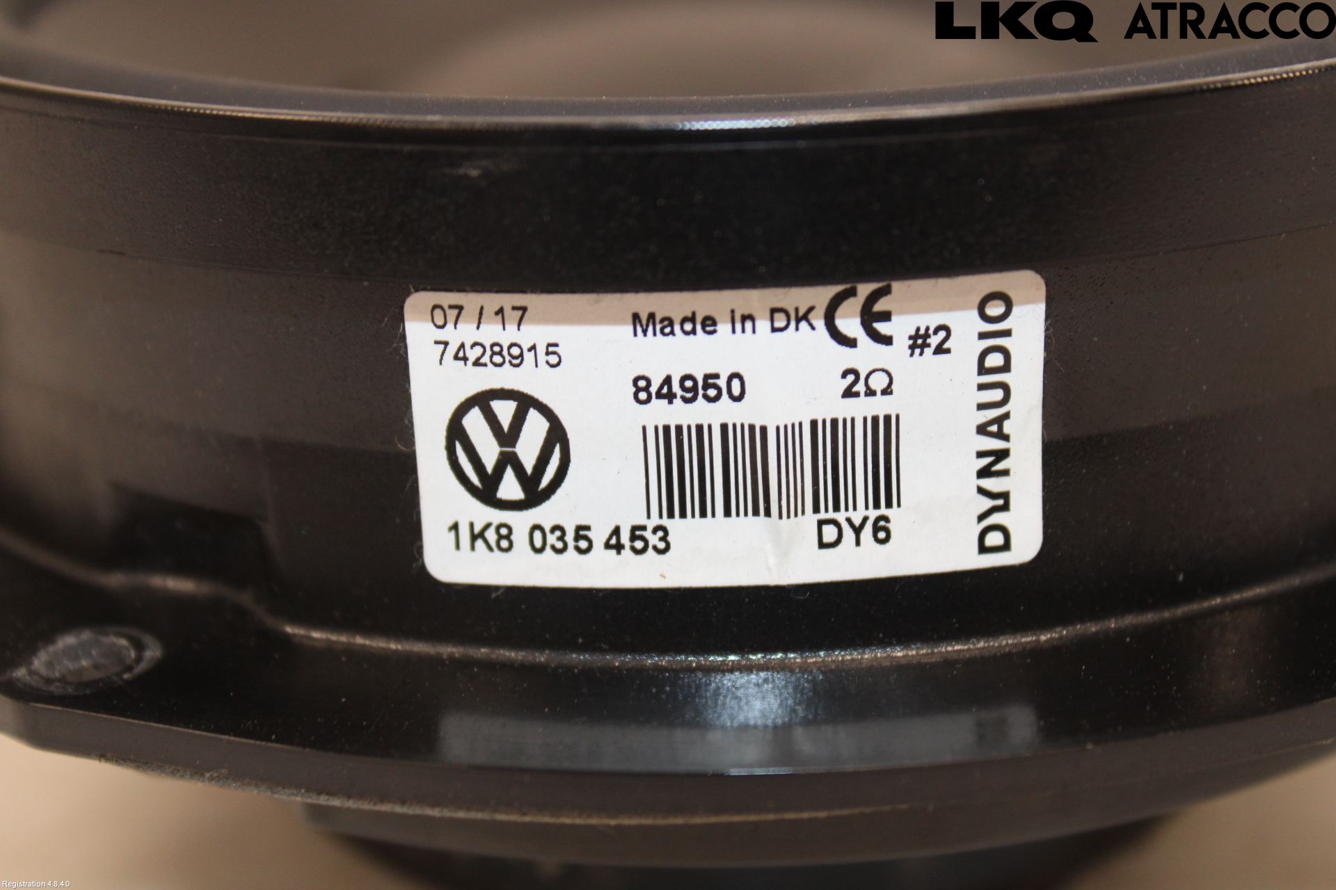 Volkswagen VW GOLF / E-GOLF VII 13-20 Innr Høyttaler
