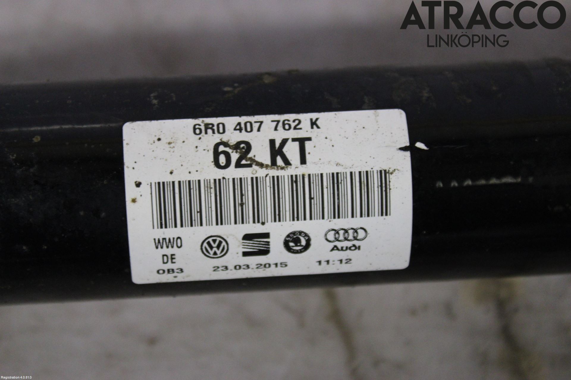 Skoda FABIA 15-21 Drivaksel Foran Kompl Høyre