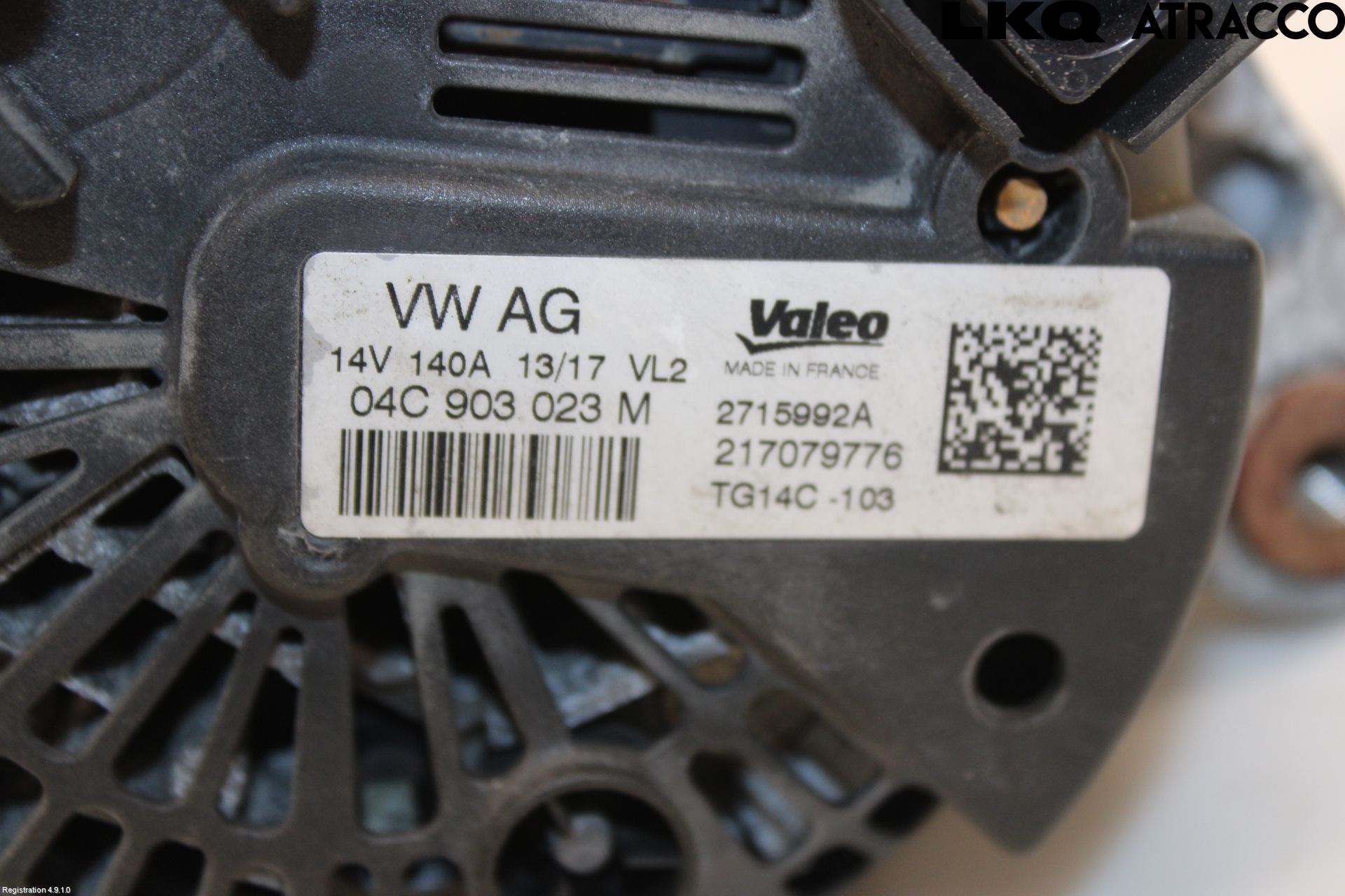 Volkswagen VW GOLF SPORTSVAN 15-20 Dynamo