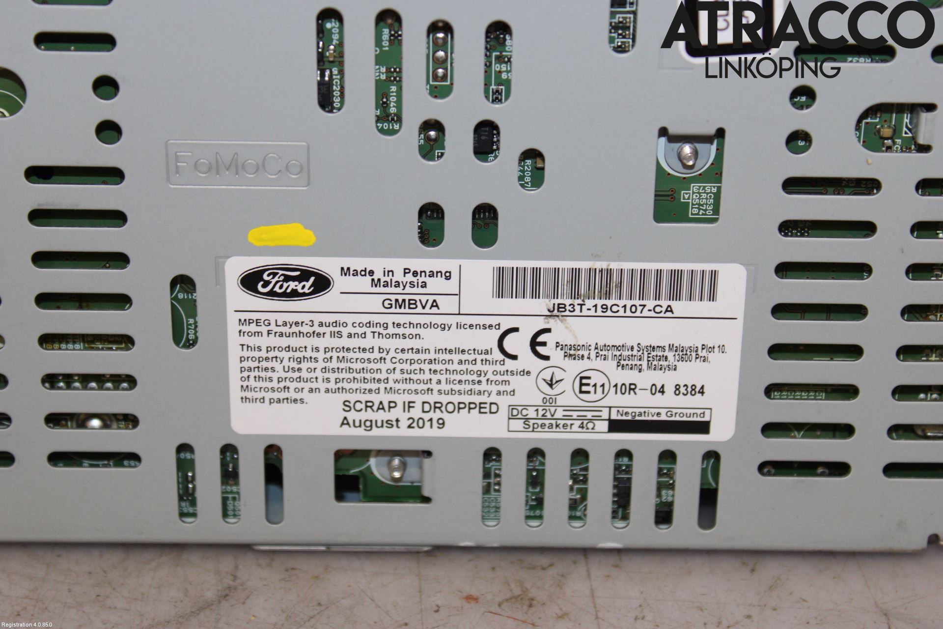 Ford RANGER EU 12-23 Stereo Radio Med Cd