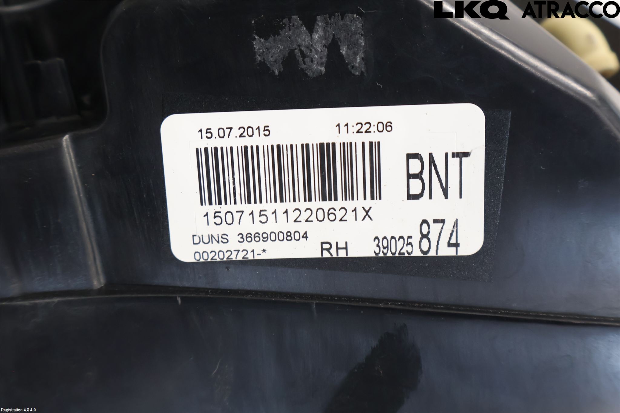 Opel ADAM 13-20 Baklykt Høyre