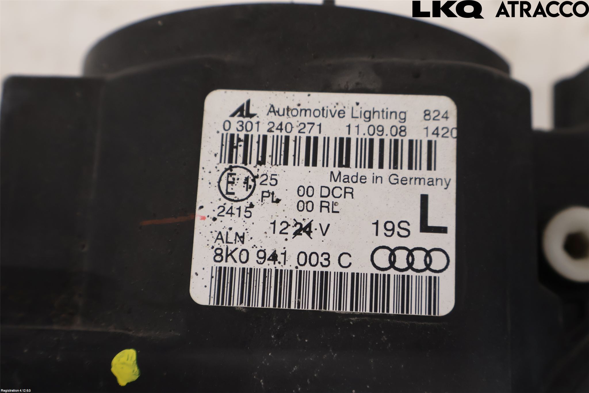 Audi A4/S4 08-11 Frontlykt Venstre