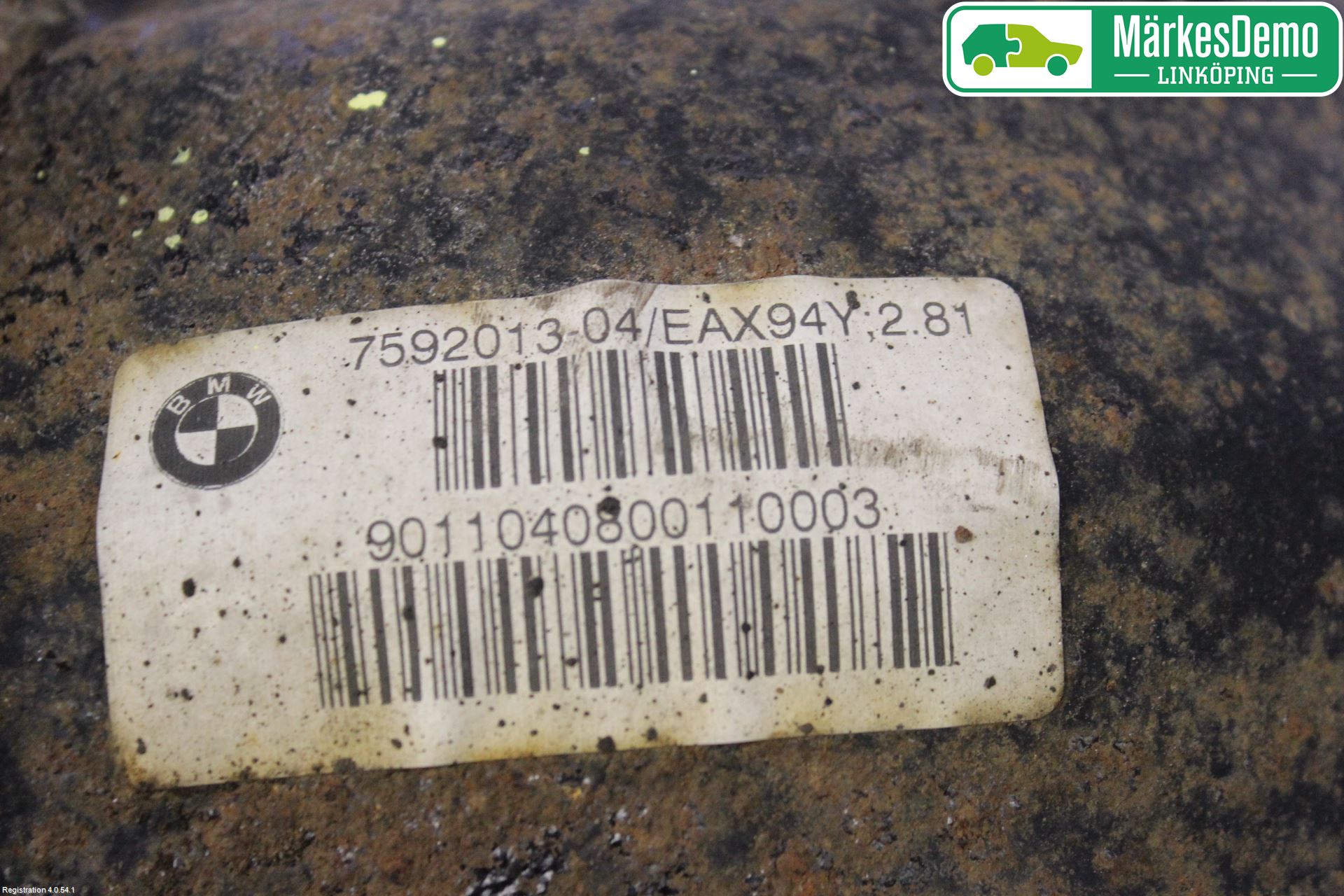 BMW X3 F25 10-17 Bakaksel Kardang Bak -Diff