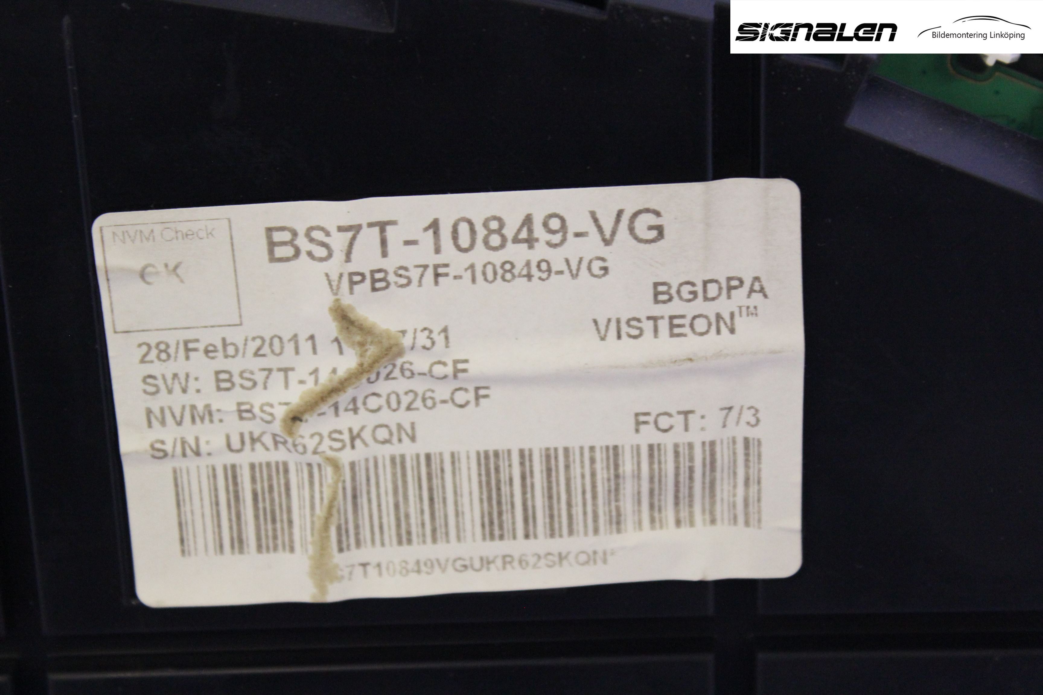 Ford MONDEO 07-15 Instr Kombinert