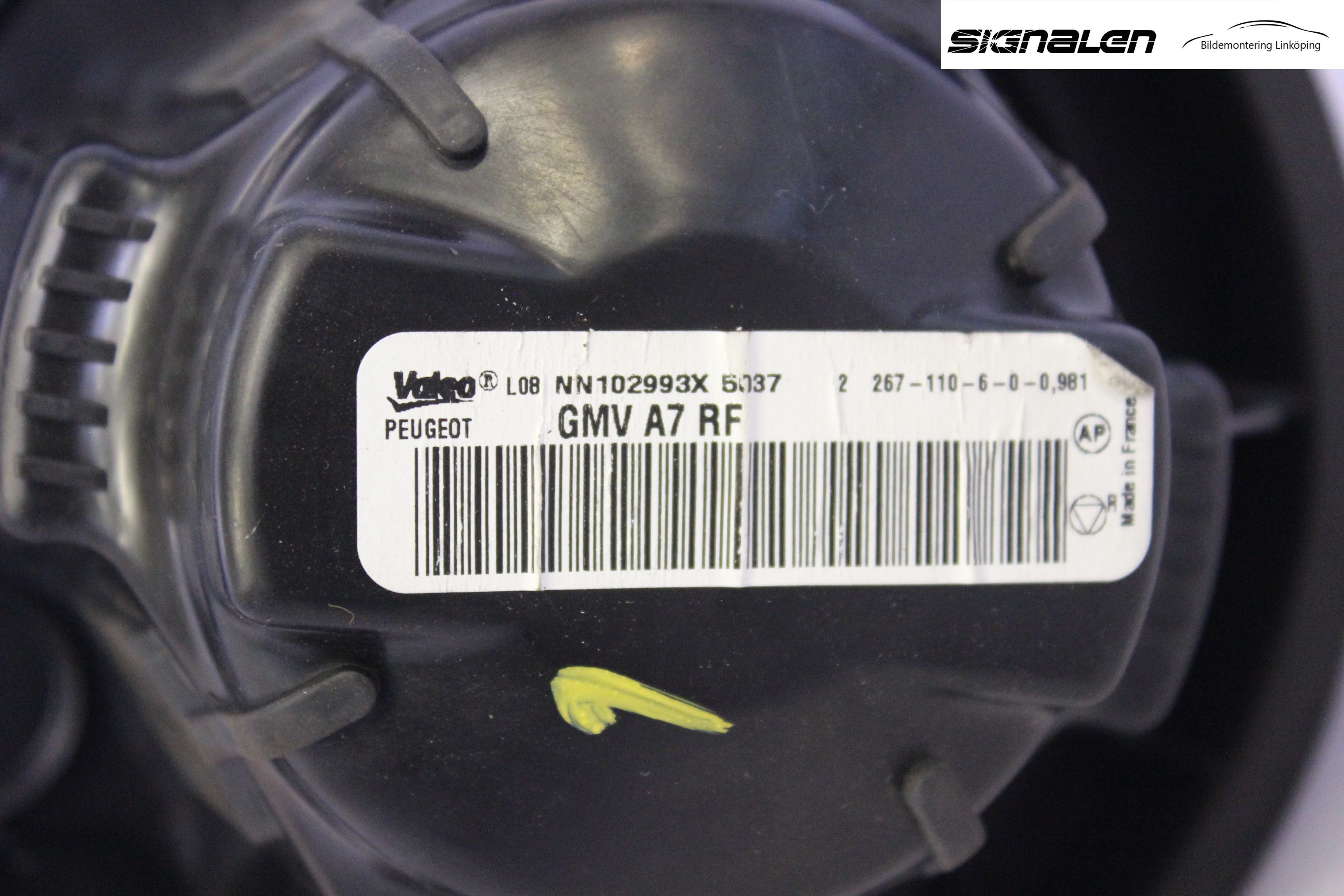 Peugeot 207 Varmeapparat Viftemotor