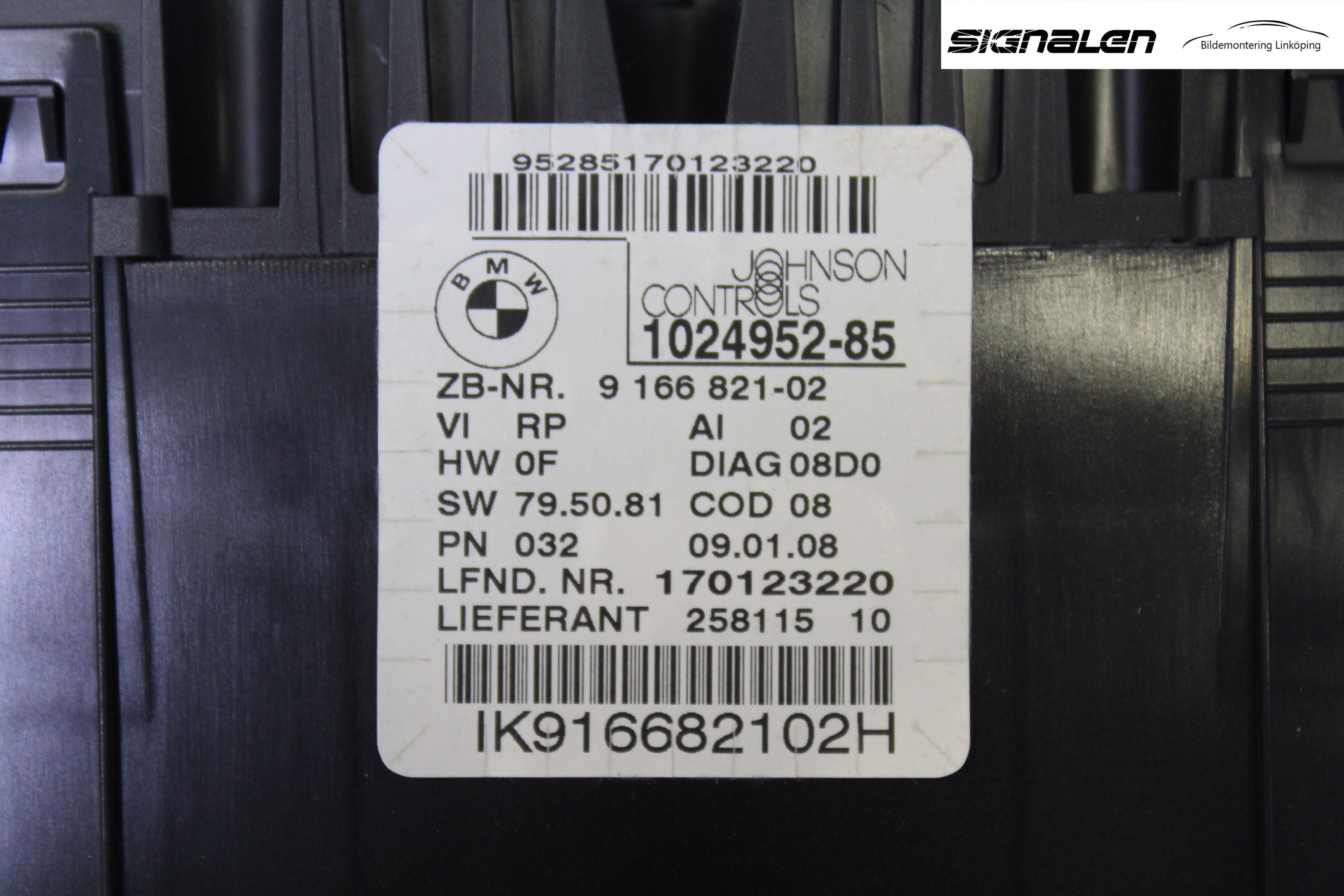BMW 1 E87/81 5D/3D 03-11 Instr Kombinert