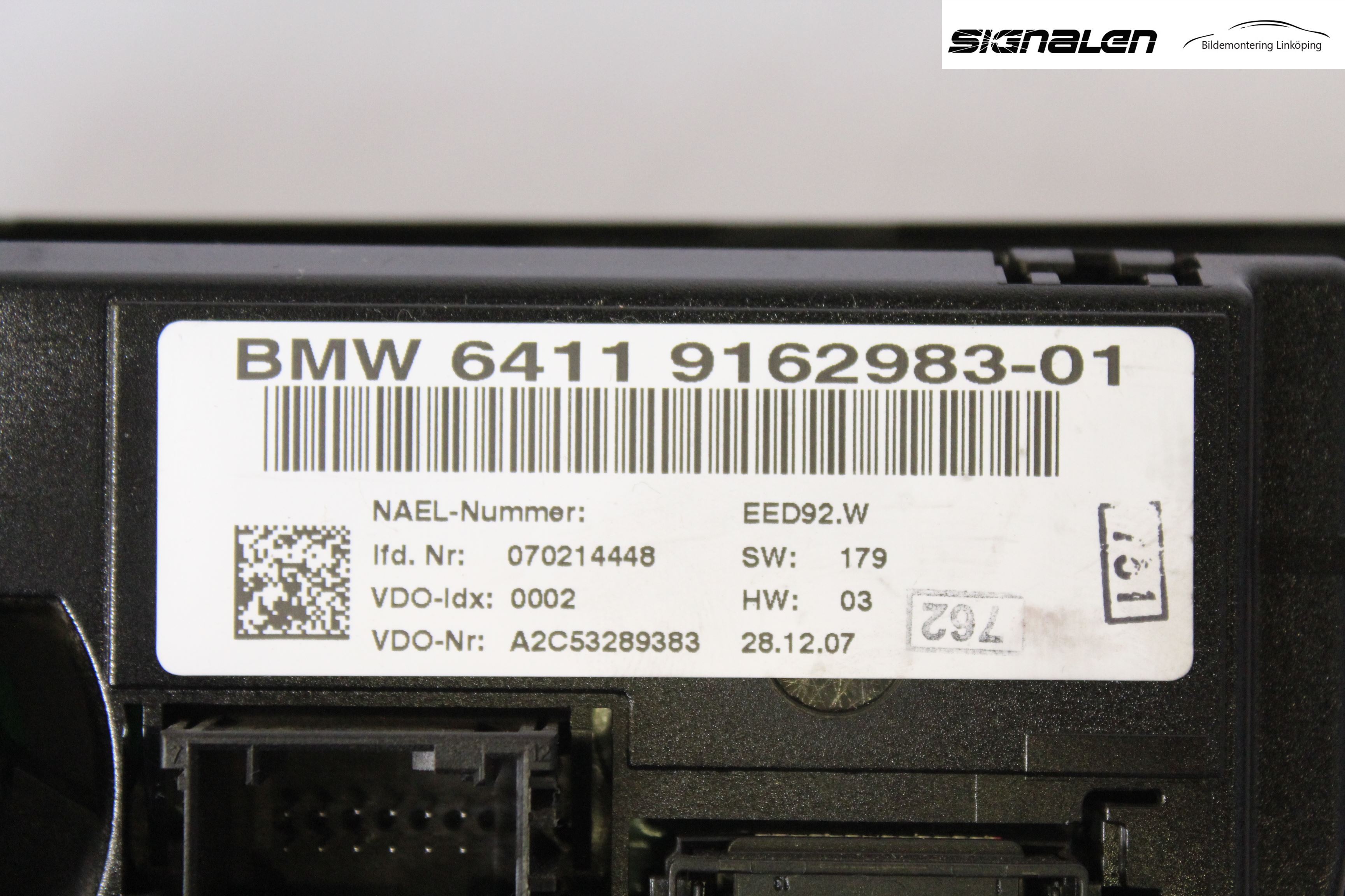 BMW 1 E87/81 5D/3D 03-11 Varme Ac Betjening-Display