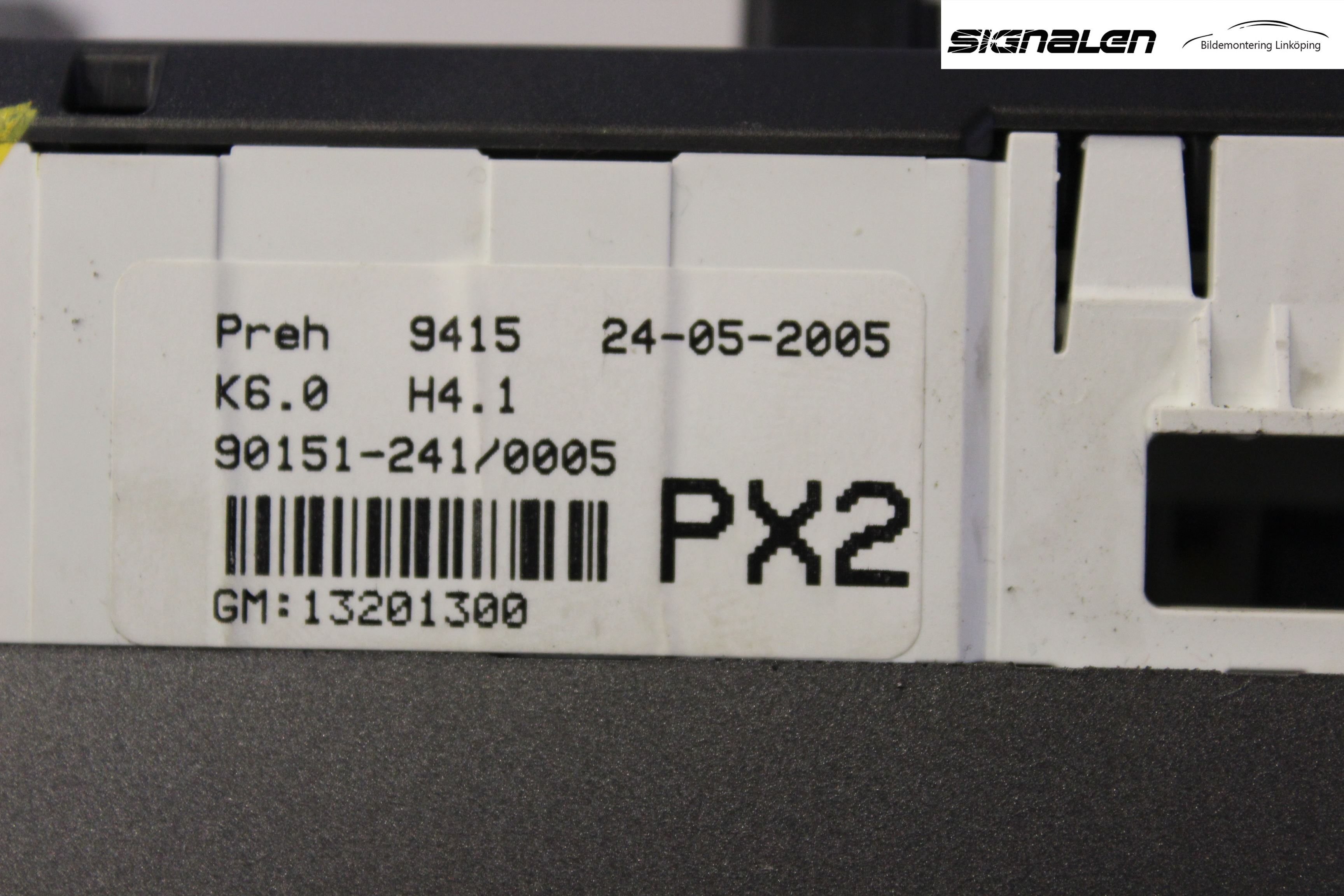 Opel ASTRA H 04-12 Varme Ac Betjening-Display