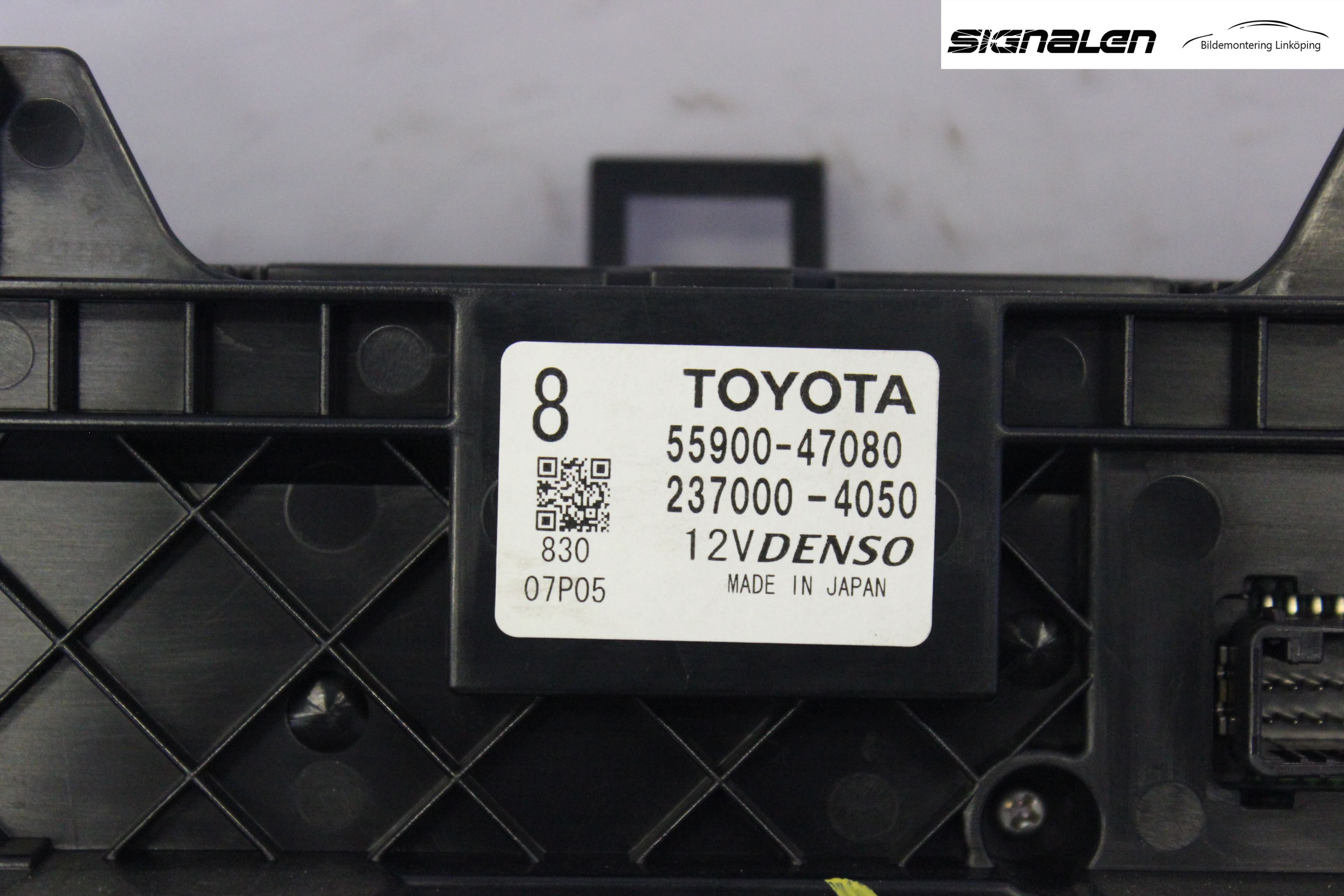 Toyota PRIUS+ ZVW40 12-20 Varme Ac Betjening-Display