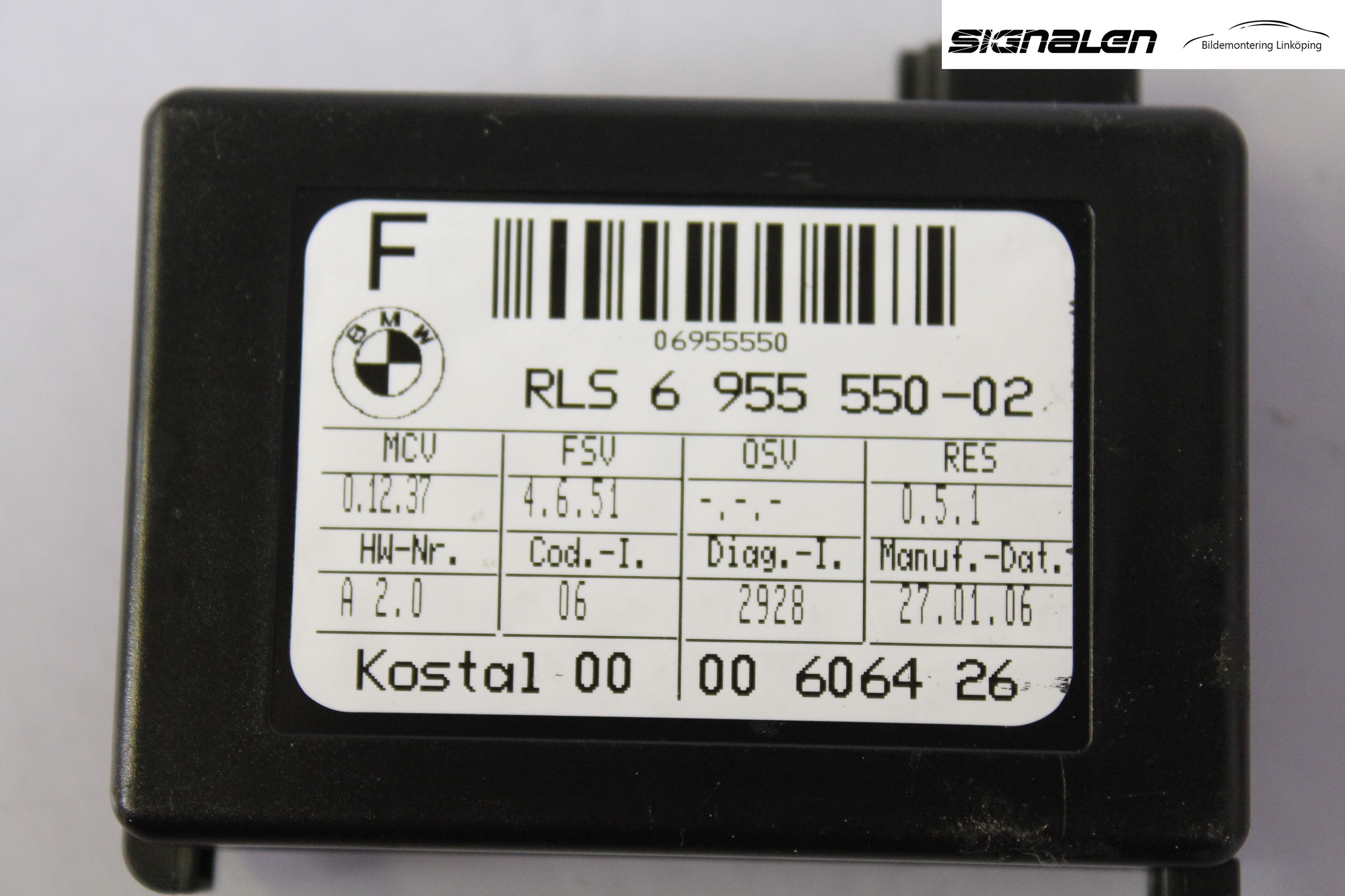 BMW 3 E90/91 SED/TOU 05-12 Sensor Regnsensor