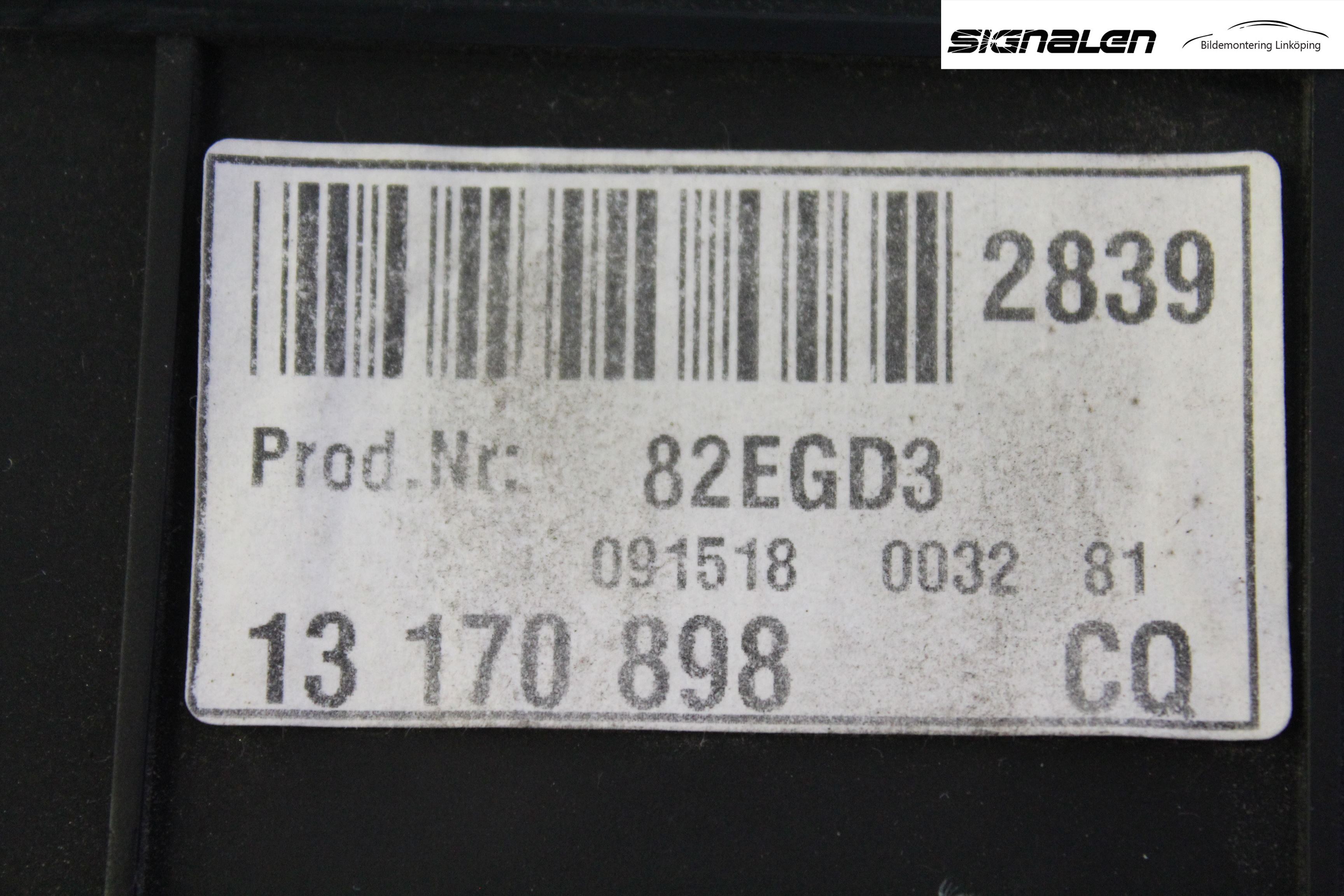 Opel VECTRA C 02-05 Sikringsboks - Elsentral