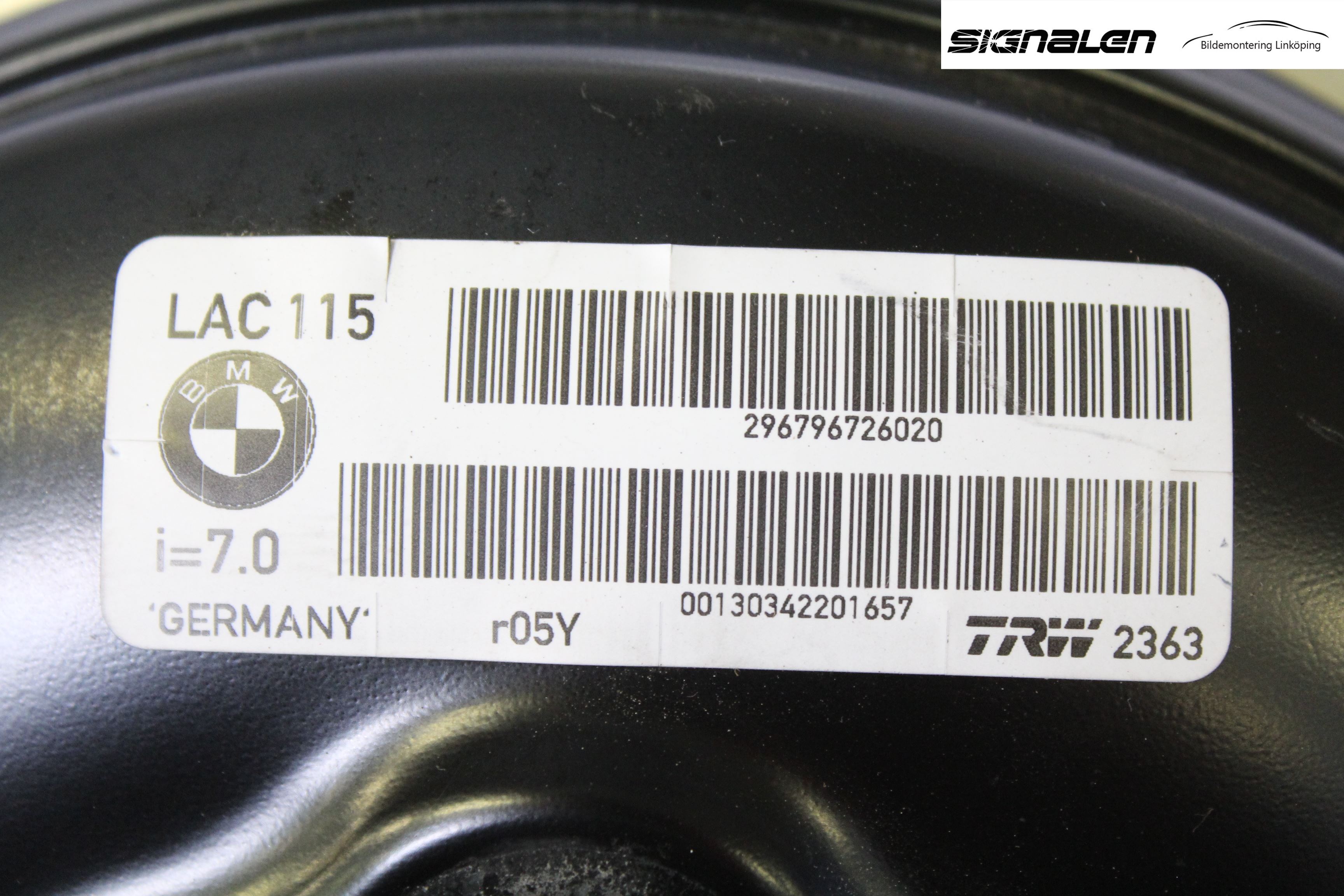 BMW 5 F10/F11/F18 09-17 Bremseservo