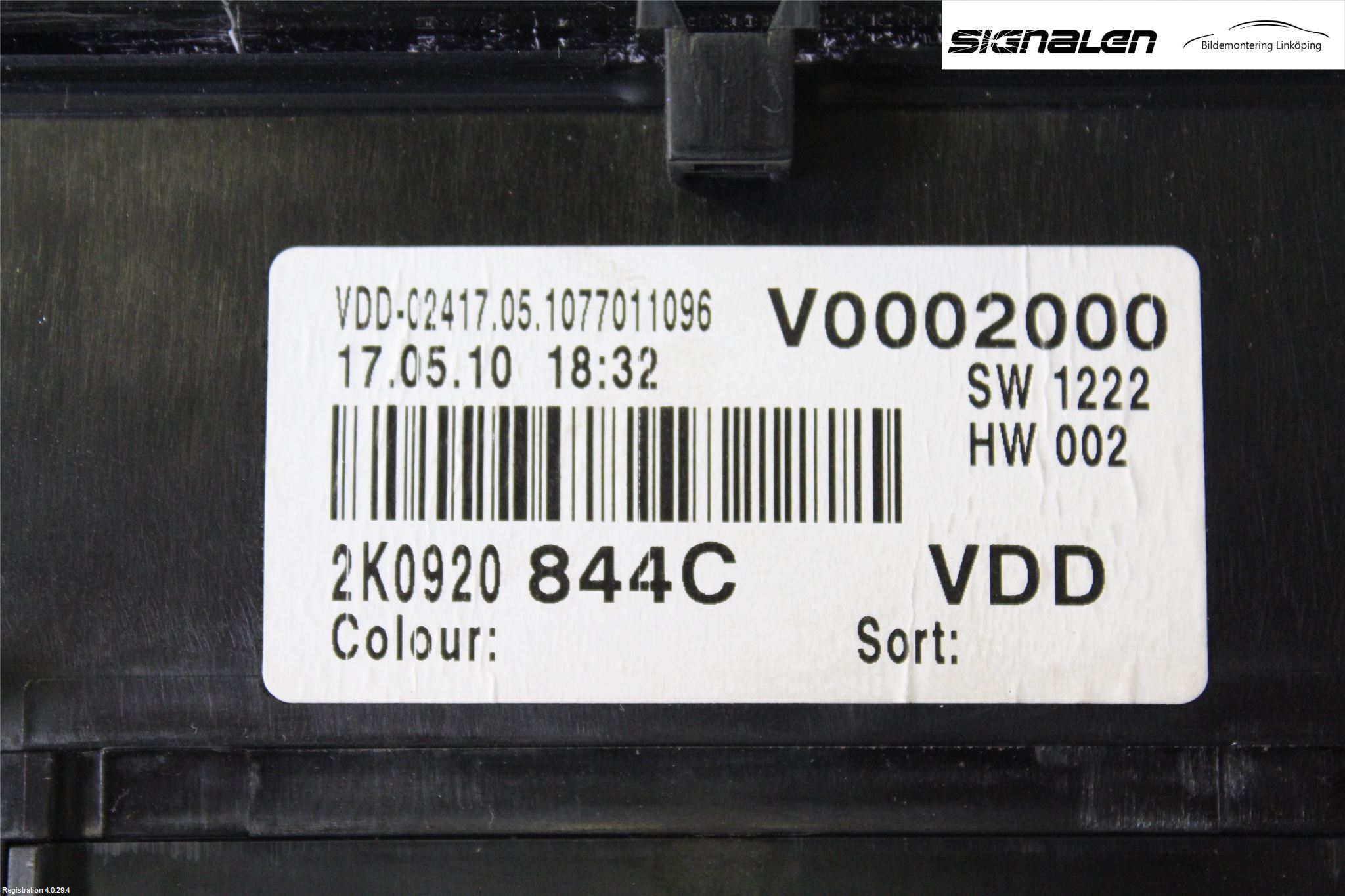 Volkswagen VW CADDY      04-10 Instr Kombinert