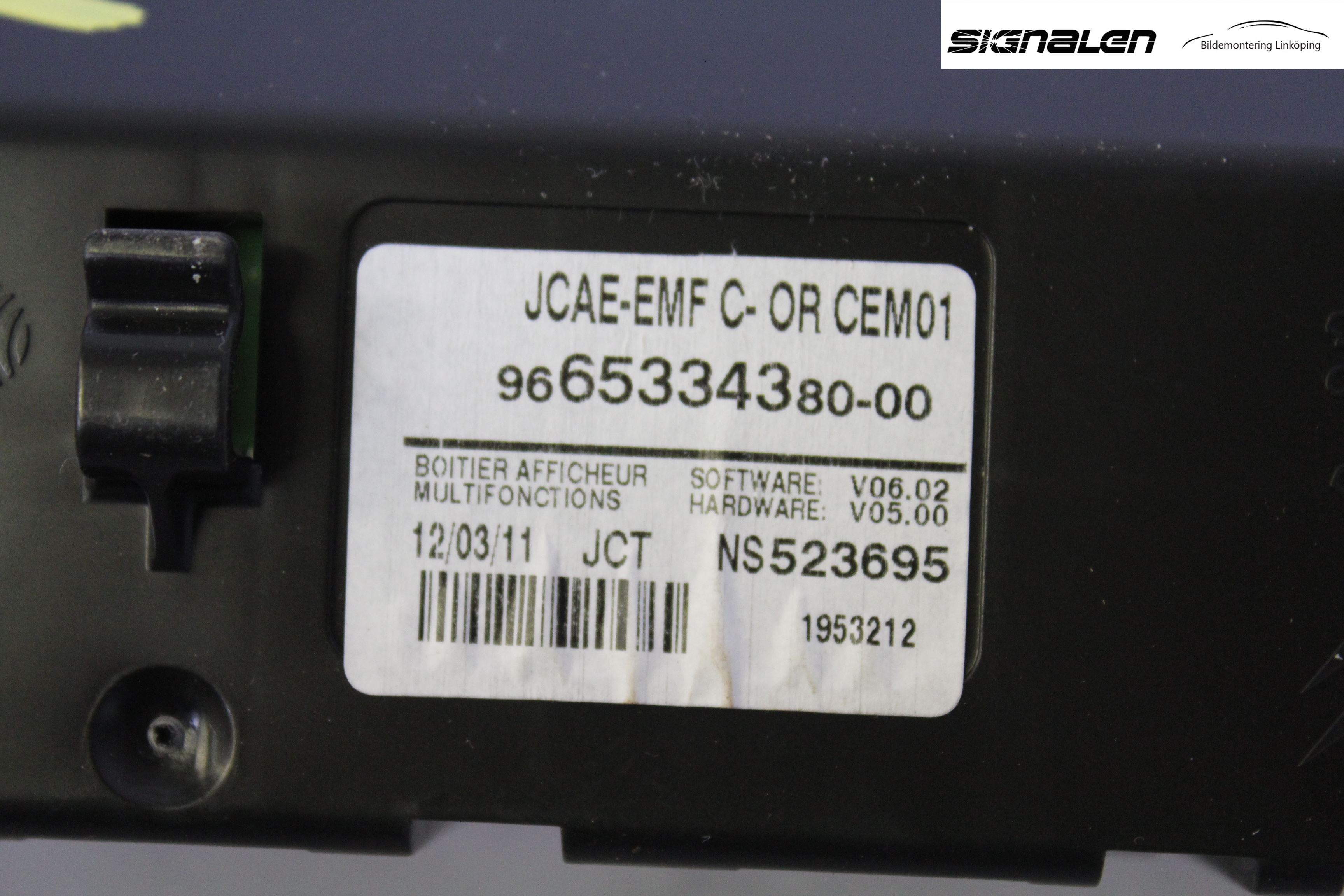 Citroen C4 II 11-18 Kjørecomputer