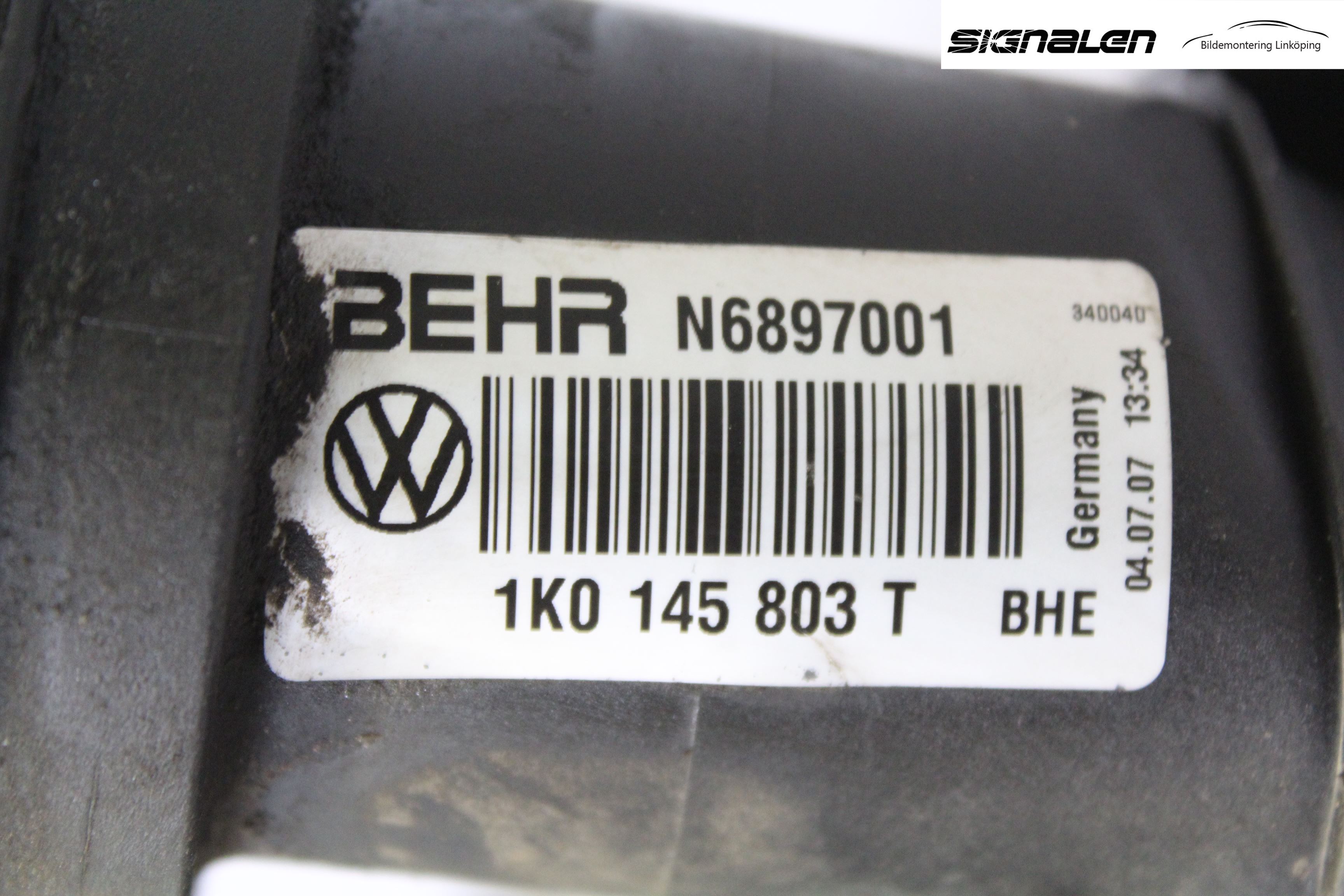 Volkswagen VW GOLF V 04-09 Intercooler Radiator