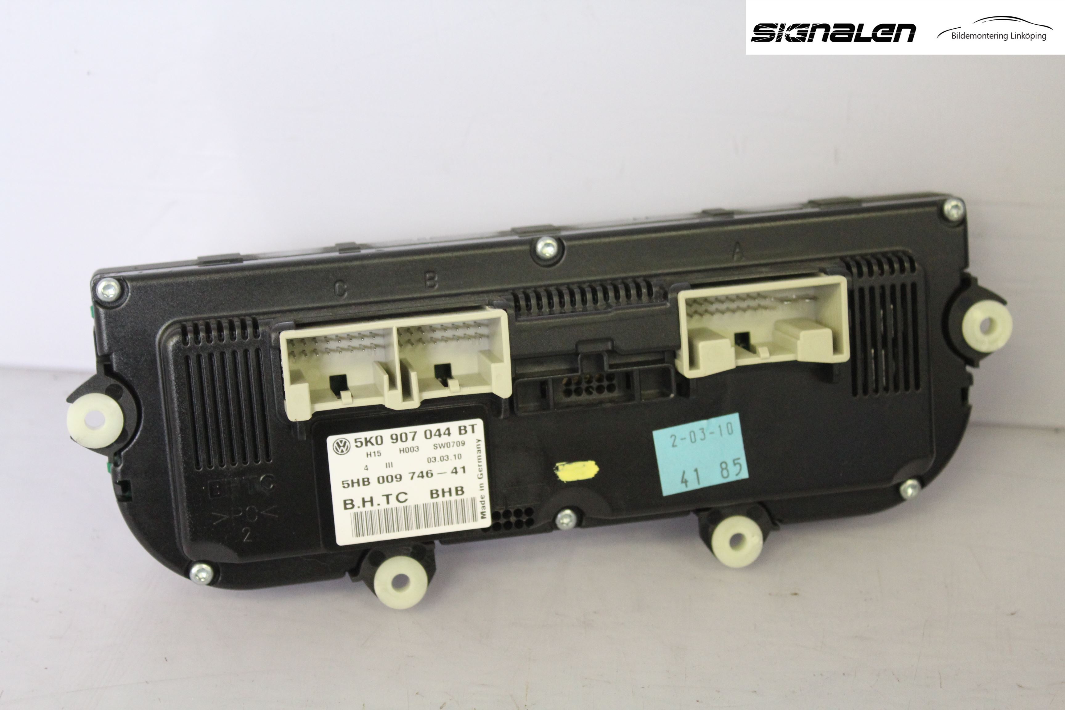 Volkswagen VW GOLF VI 09-13 Varme Ac Betjening-Display